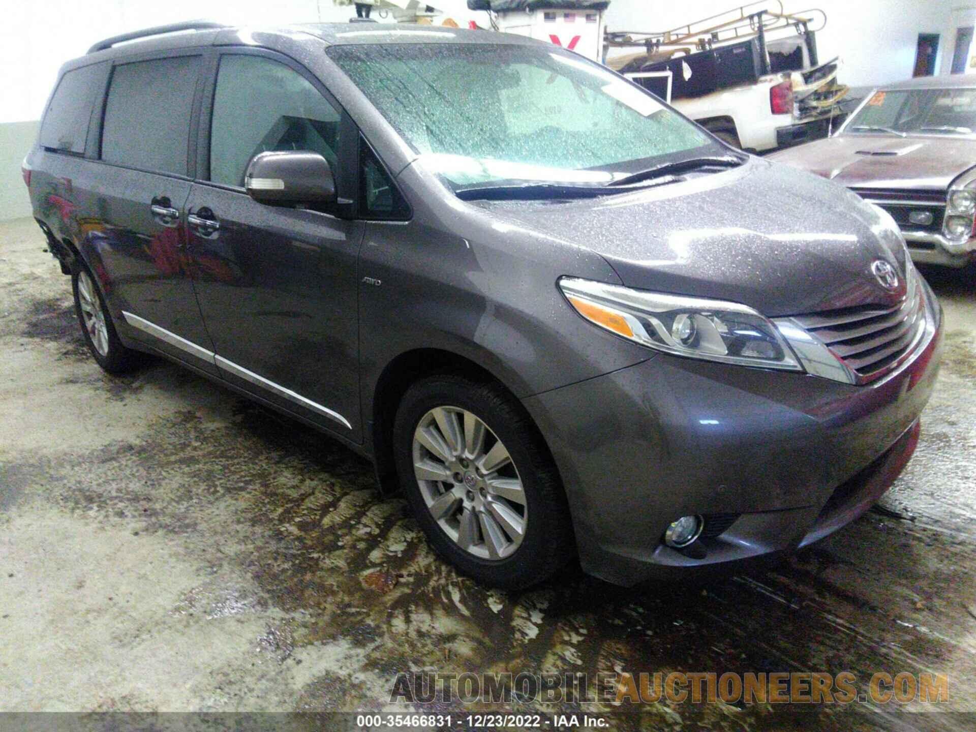 5TDDZ3DC0HS165486 TOYOTA SIENNA 2017