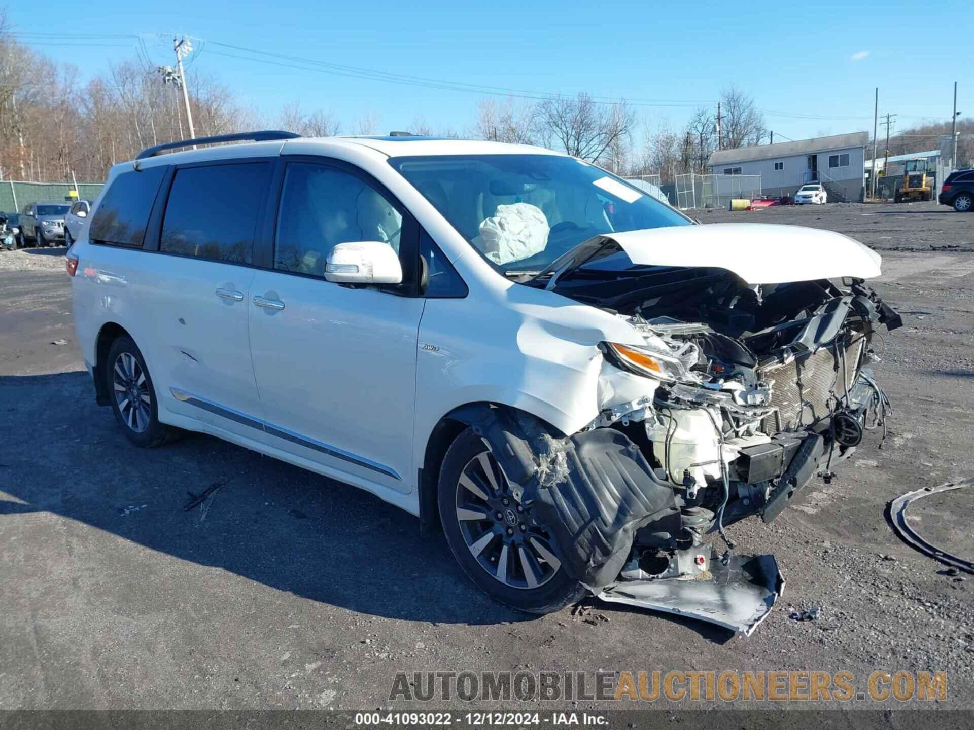 5TDDZ3DC0KS220137 TOYOTA SIENNA 2019