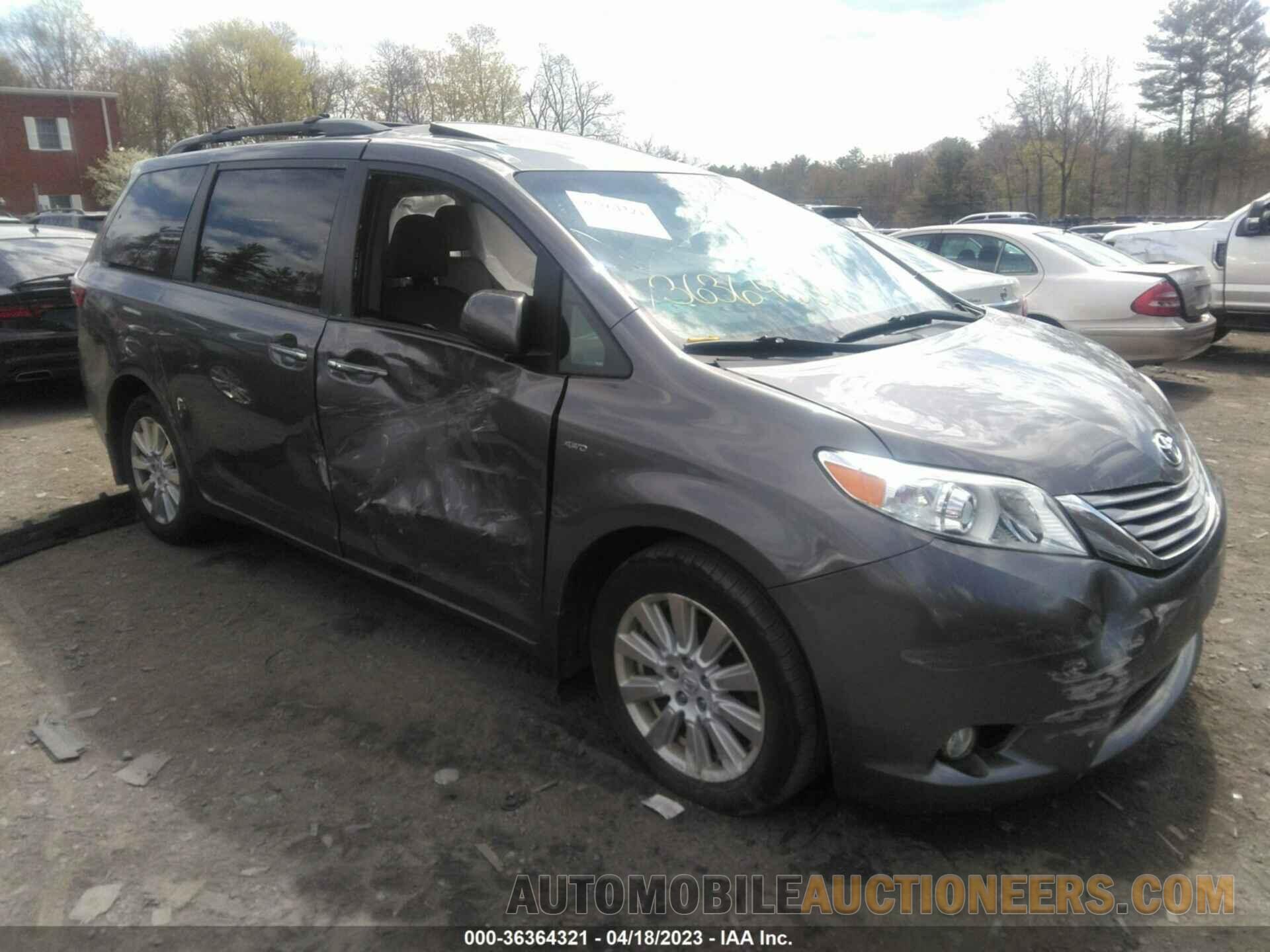 5TDDZ3DC1HS155923 TOYOTA SIENNA 2017