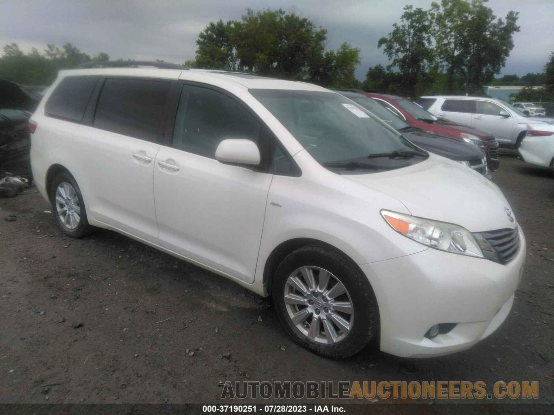 5TDDZ3DC1HS156585 TOYOTA SIENNA 2017