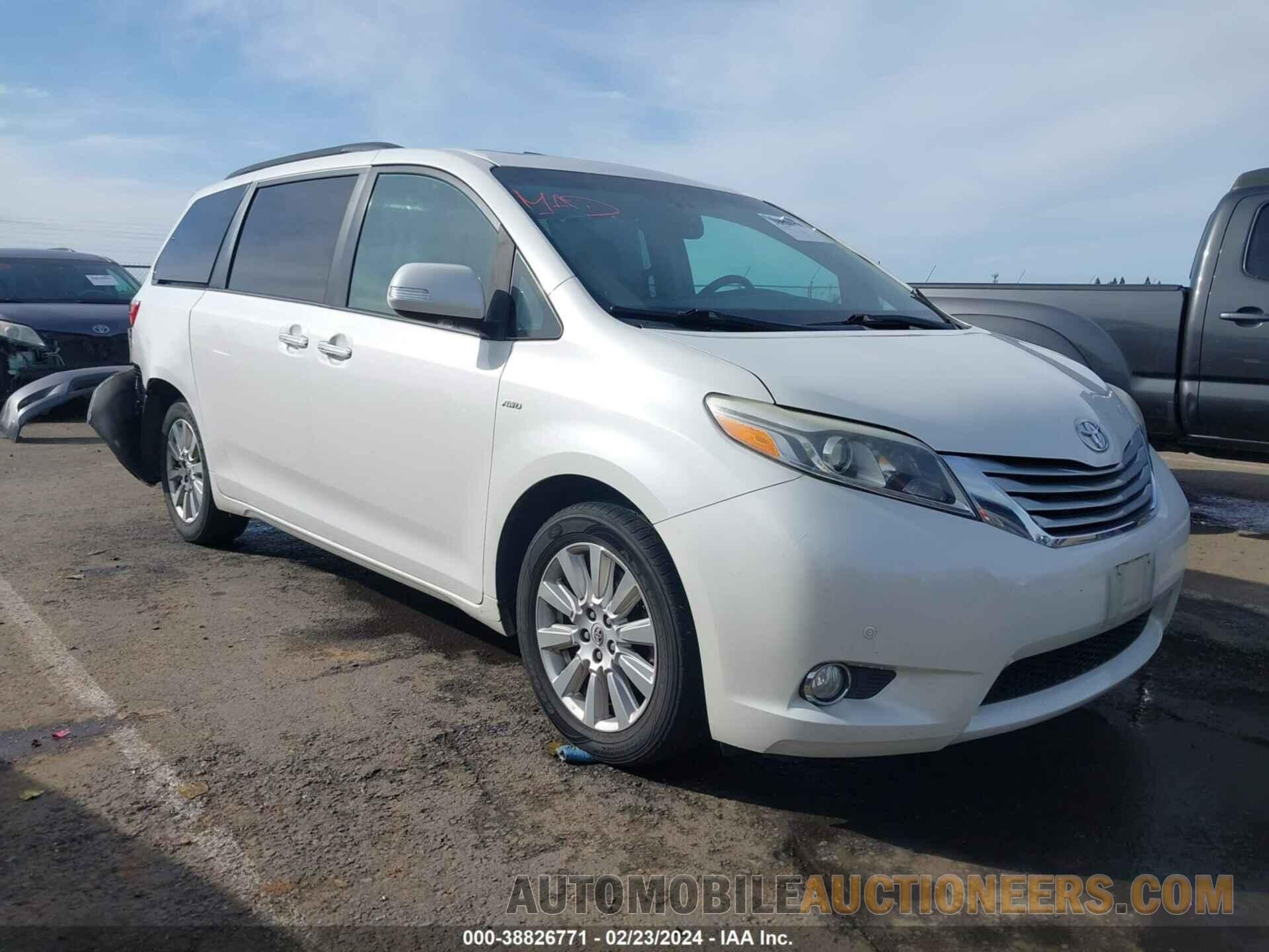 5TDDZ3DC1HS157512 TOYOTA SIENNA 2017