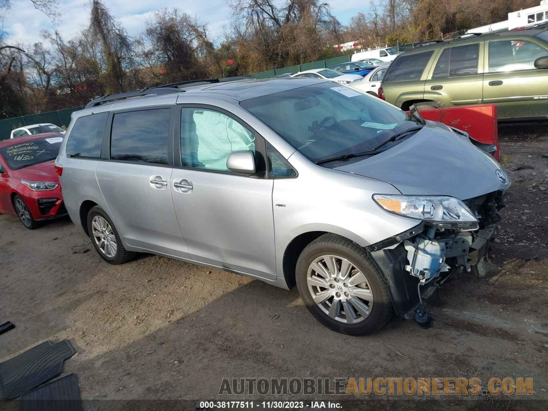 5TDDZ3DC1HS166114 TOYOTA SIENNA 2017