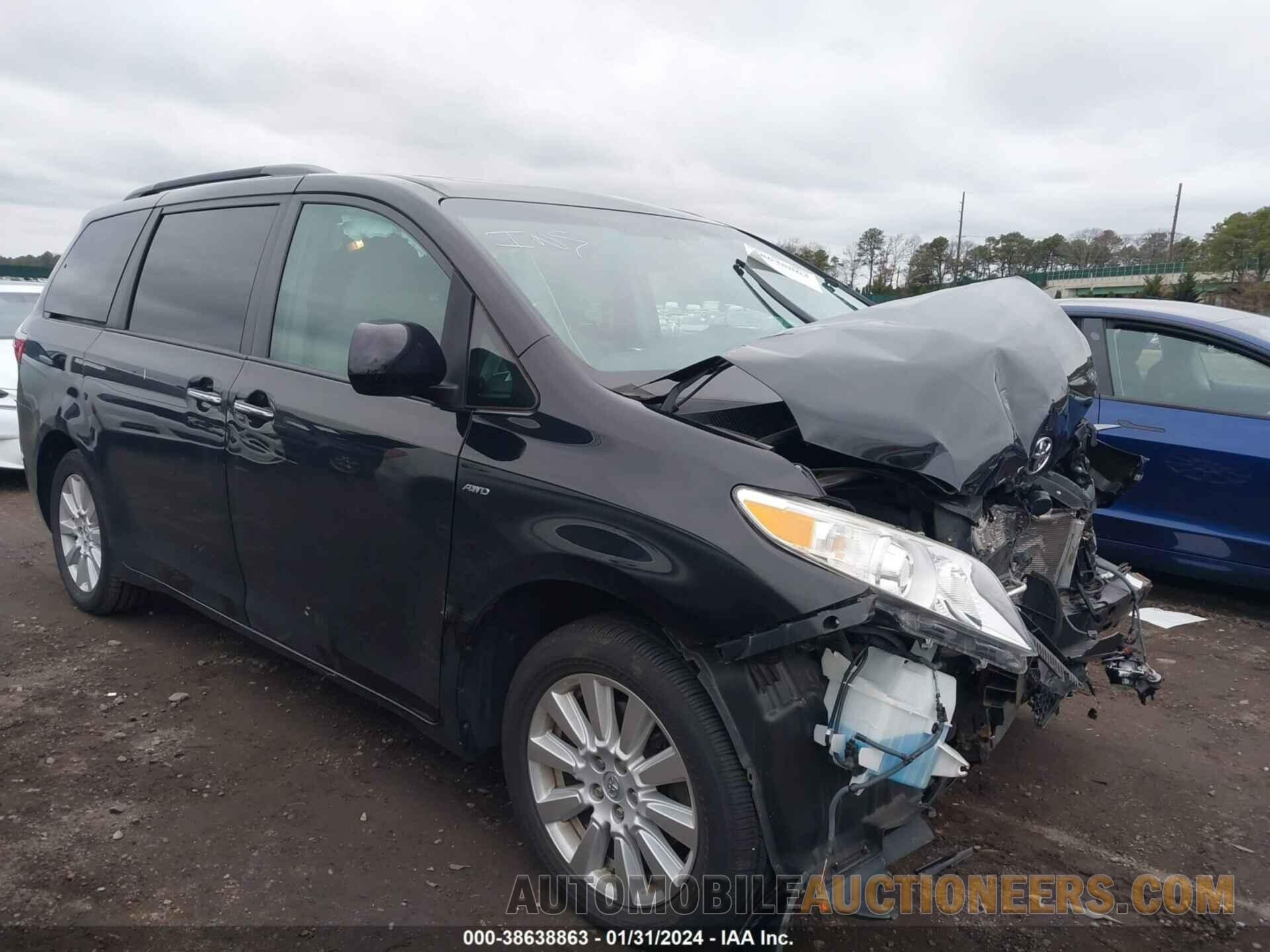 5TDDZ3DC1HS180868 TOYOTA SIENNA 2017