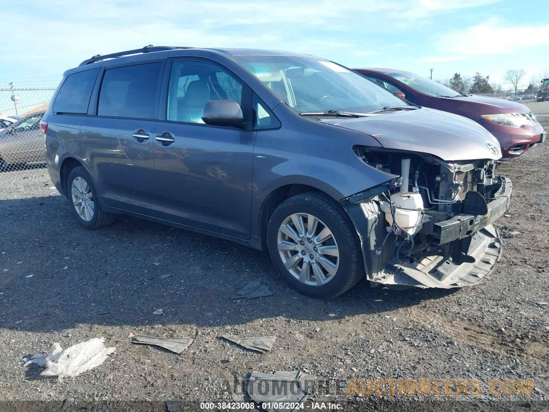 5TDDZ3DC2HS147894 TOYOTA SIENNA 2017