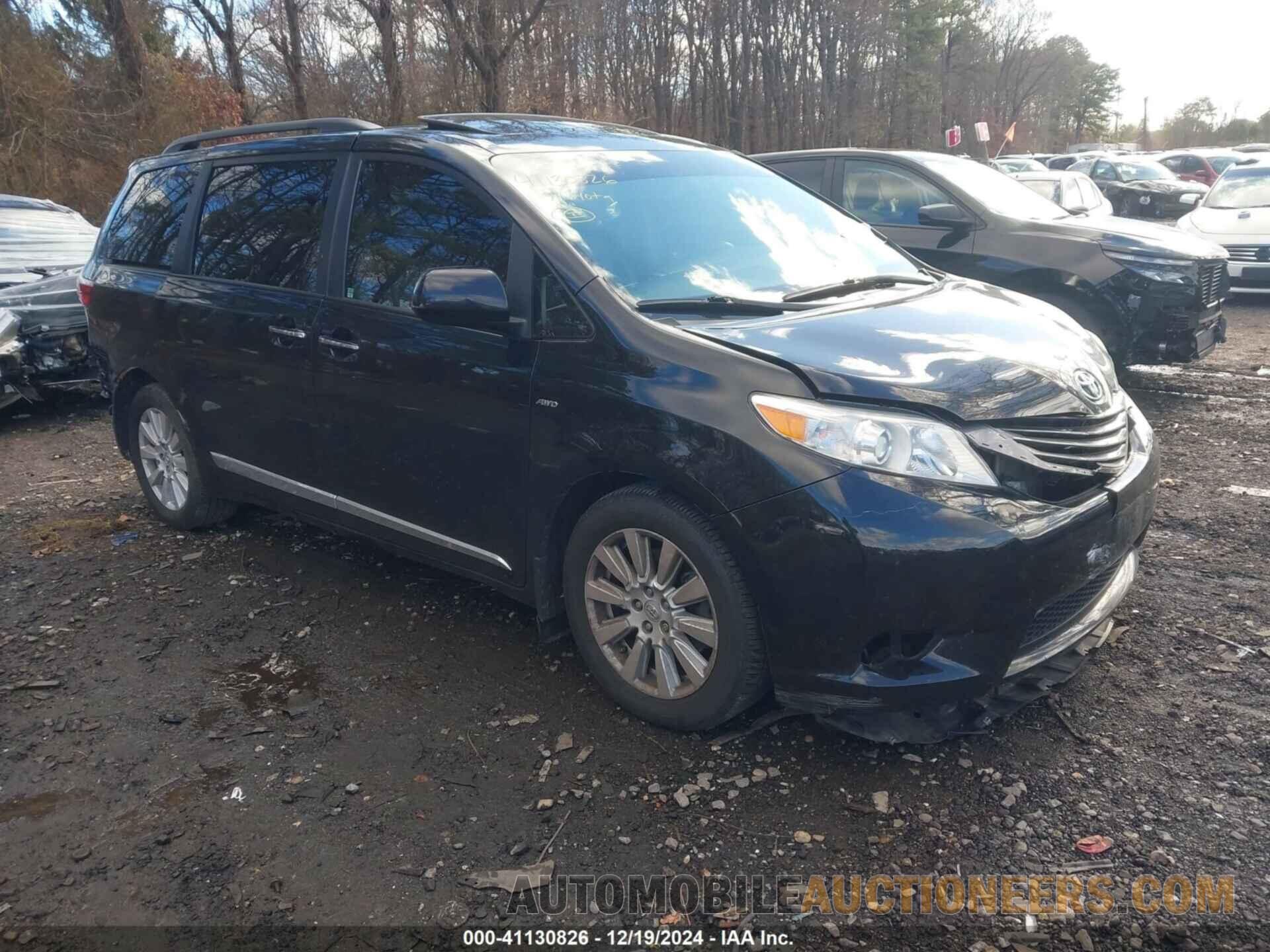 5TDDZ3DC2HS149614 TOYOTA SIENNA 2017