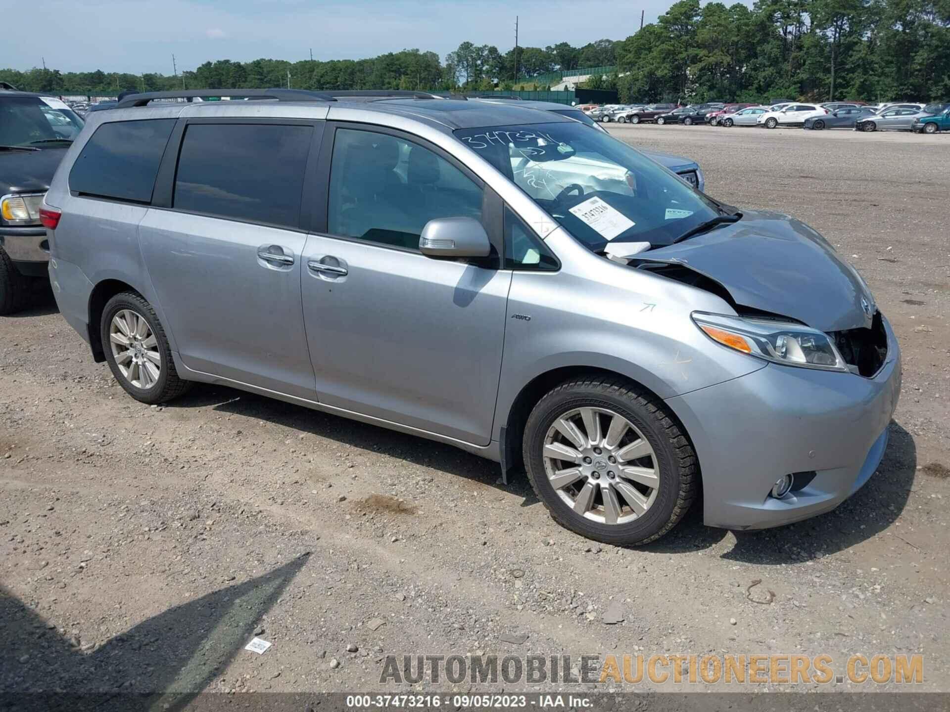 5TDDZ3DC2HS153419 TOYOTA SIENNA 2017