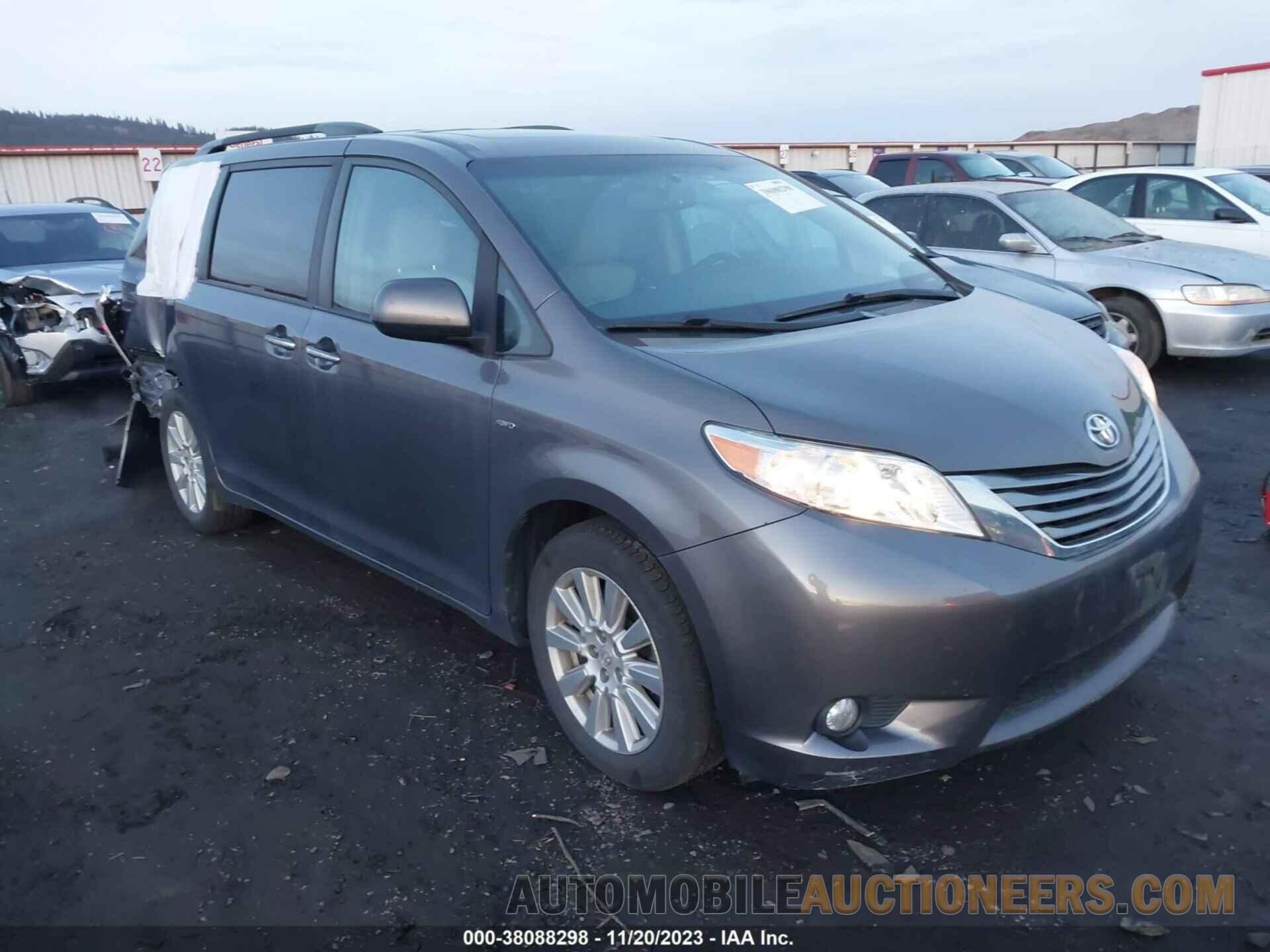 5TDDZ3DC2HS172018 TOYOTA SIENNA 2017