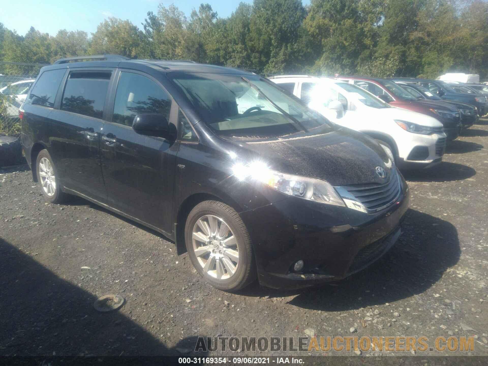 5TDDZ3DC2HS172617 TOYOTA SIENNA 2017