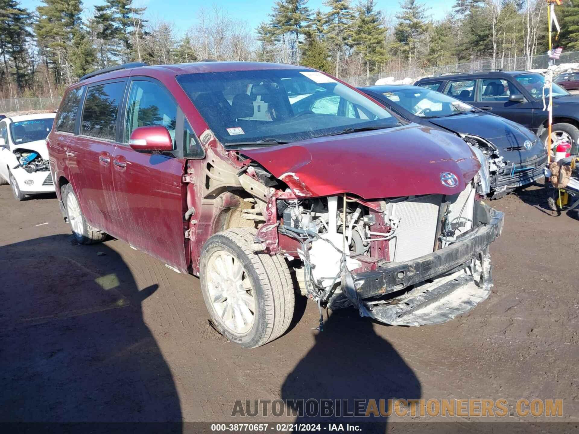 5TDDZ3DC2HS182855 TOYOTA SIENNA 2017