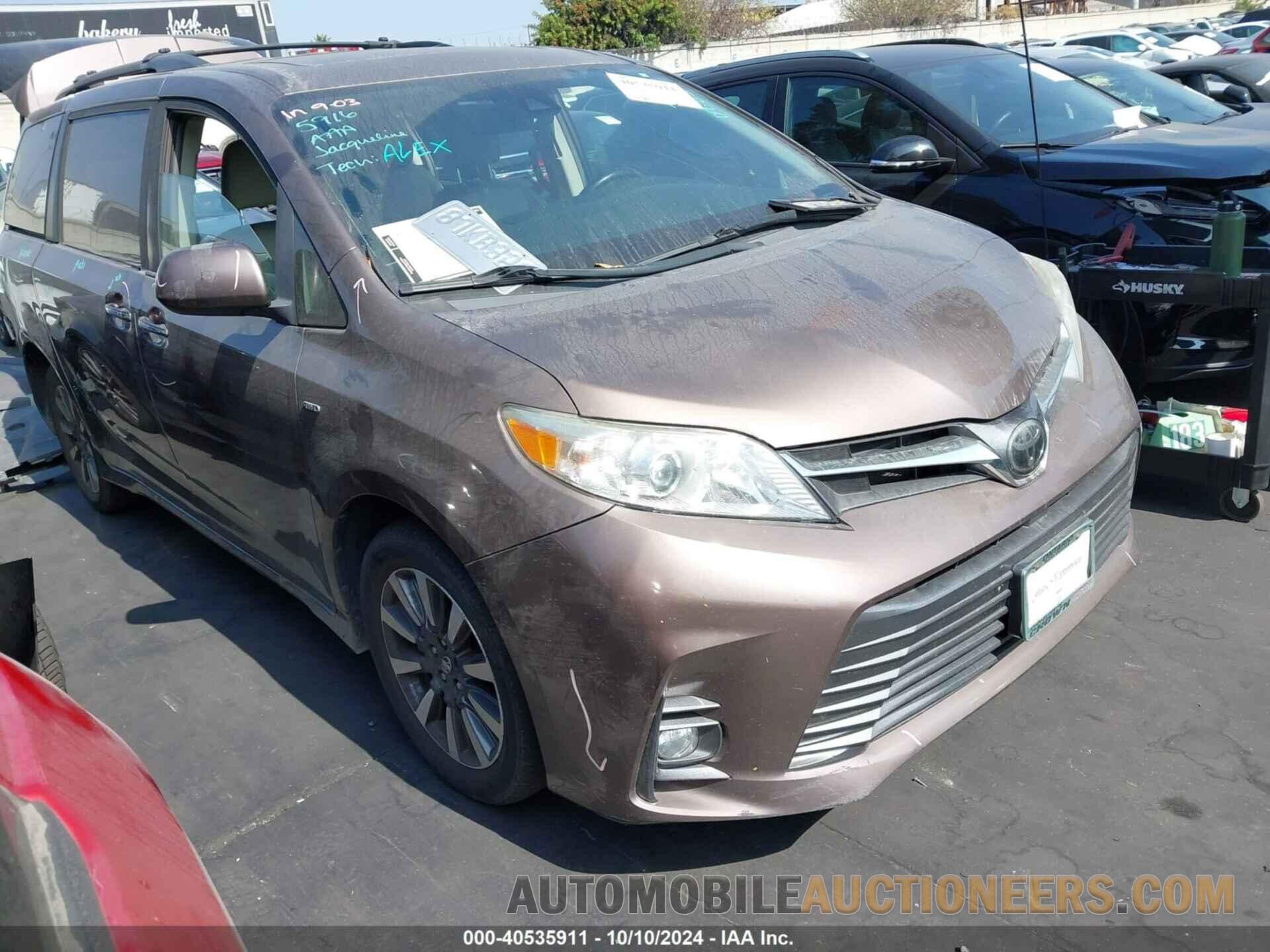 5TDDZ3DC2KS210225 TOYOTA SIENNA 2019