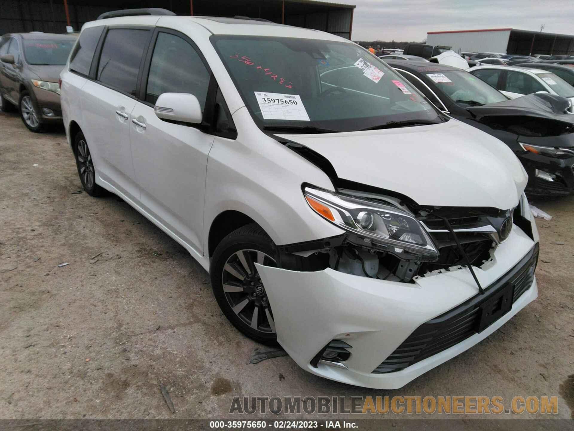 5TDDZ3DC2KS224142 TOYOTA SIENNA 2019