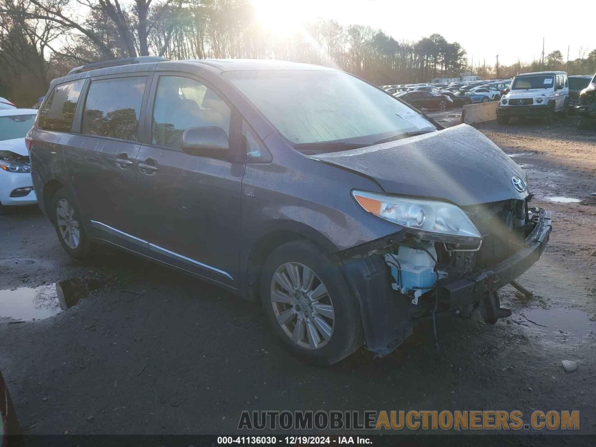 5TDDZ3DC3HS171329 TOYOTA SIENNA 2017