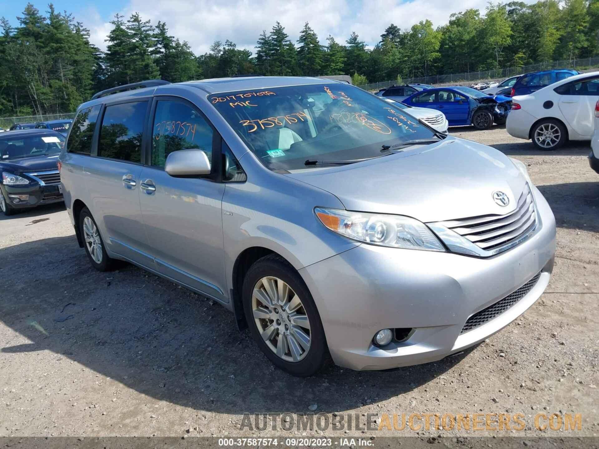 5TDDZ3DC3HS175218 TOYOTA SIENNA 2017