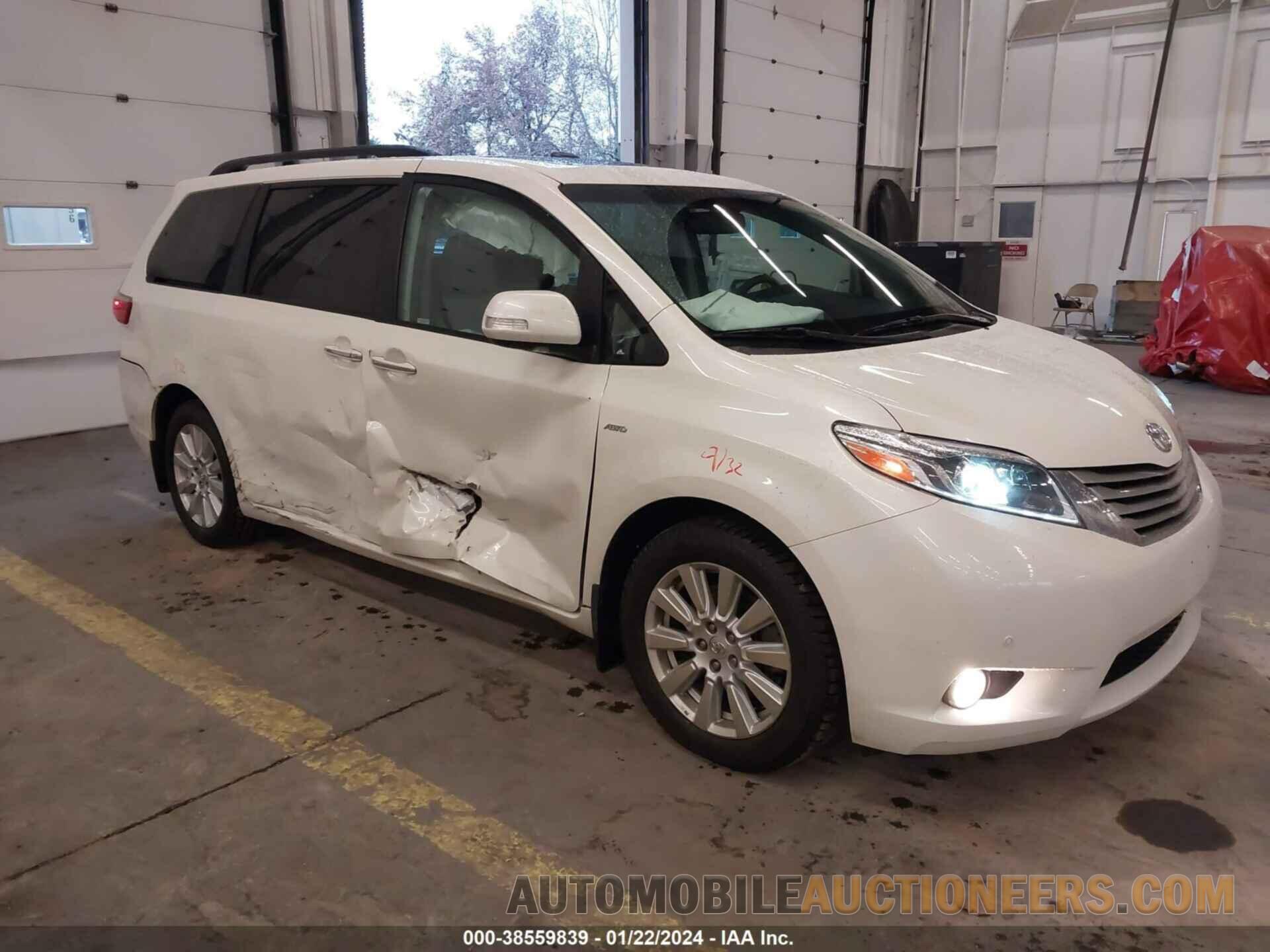 5TDDZ3DC4HS148335 TOYOTA SIENNA 2017