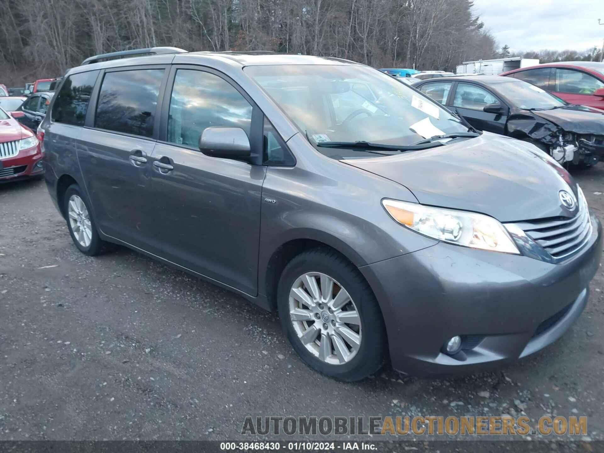 5TDDZ3DC4HS155995 TOYOTA SIENNA 2017