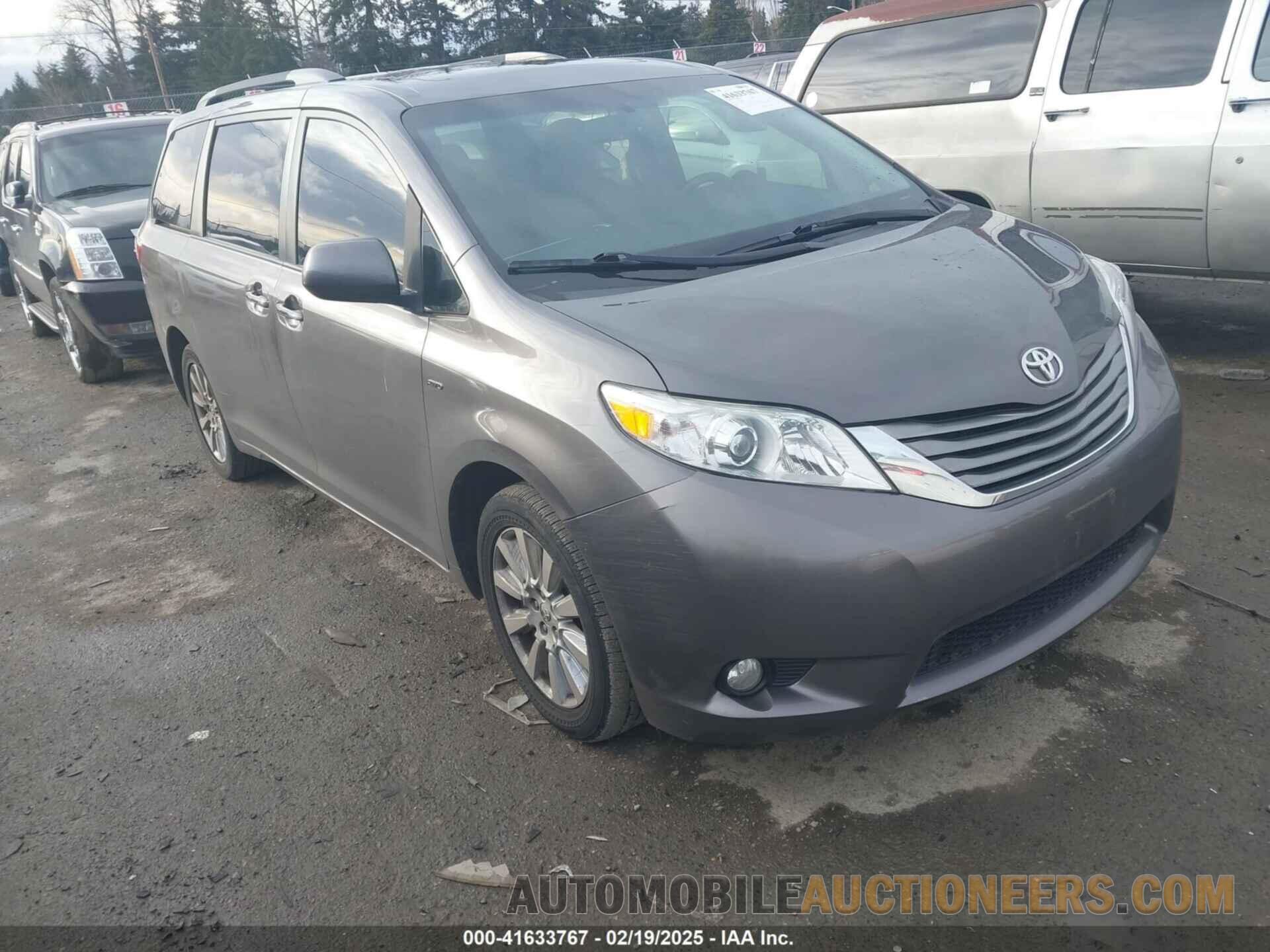 5TDDZ3DC4HS160419 TOYOTA SIENNA 2017