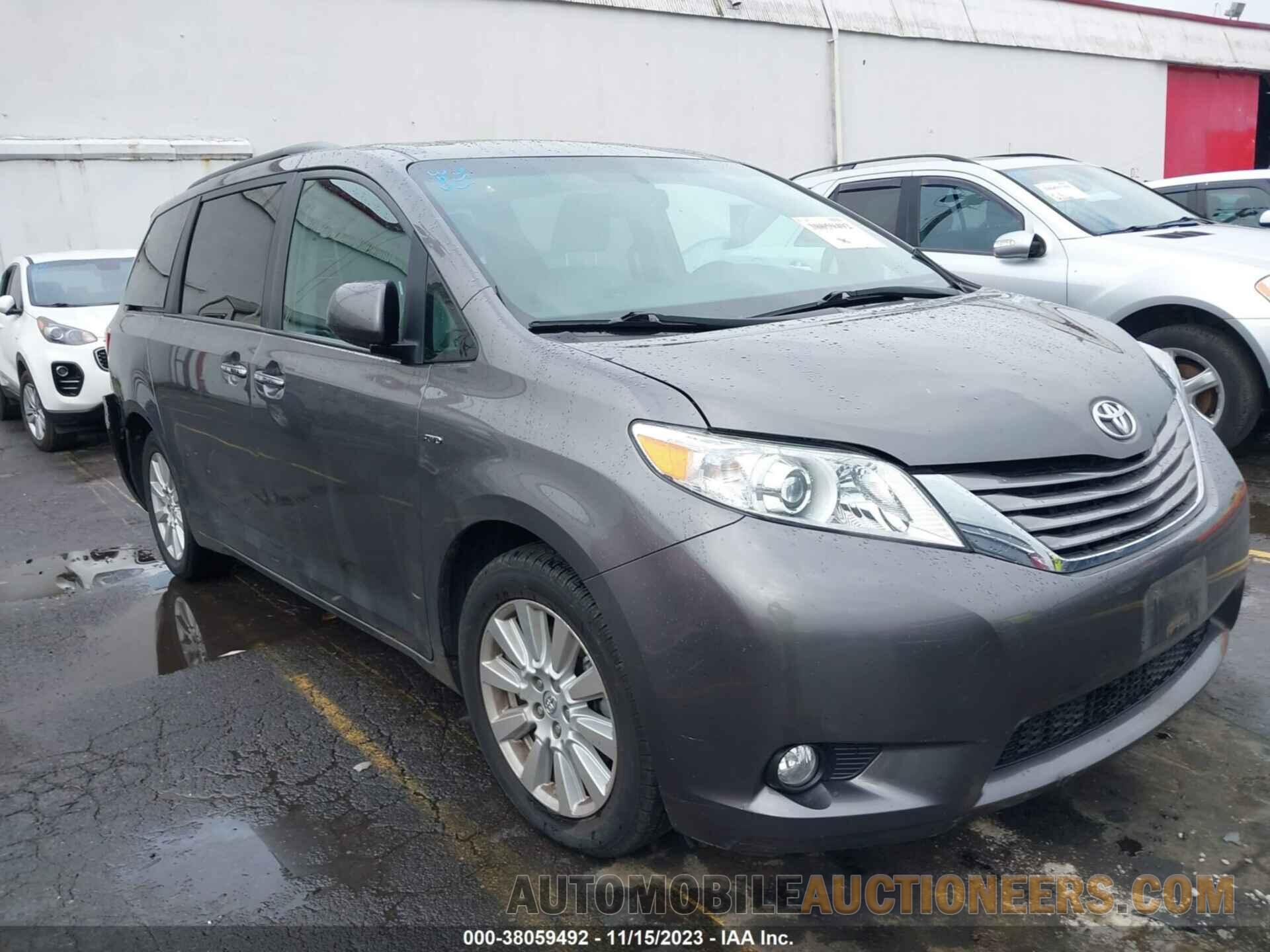 5TDDZ3DC4HS187751 TOYOTA SIENNA 2017