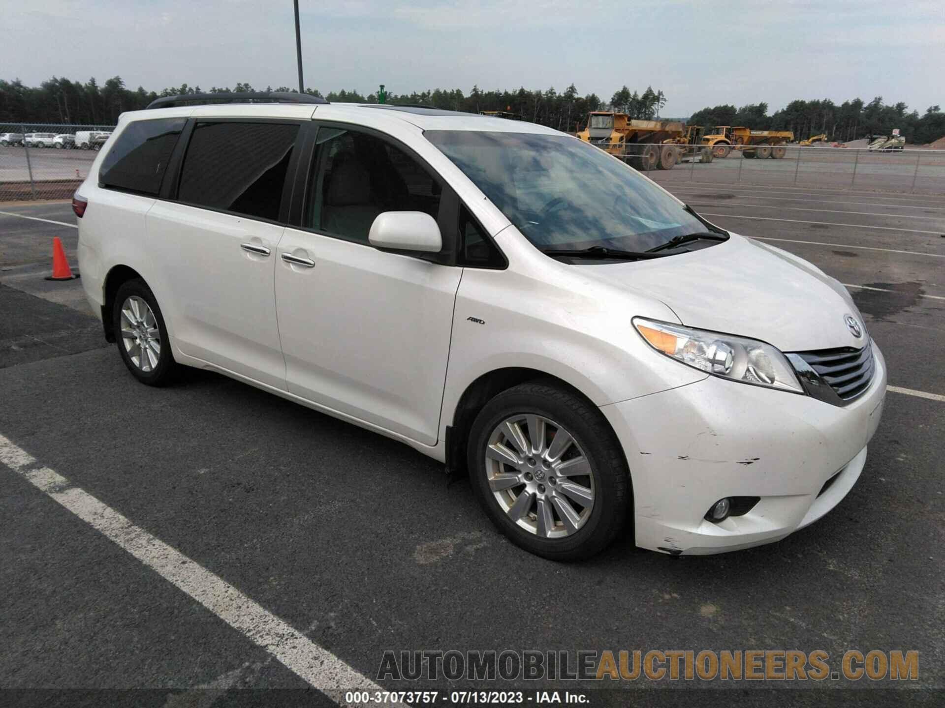 5TDDZ3DC5HS166116 TOYOTA SIENNA 2017