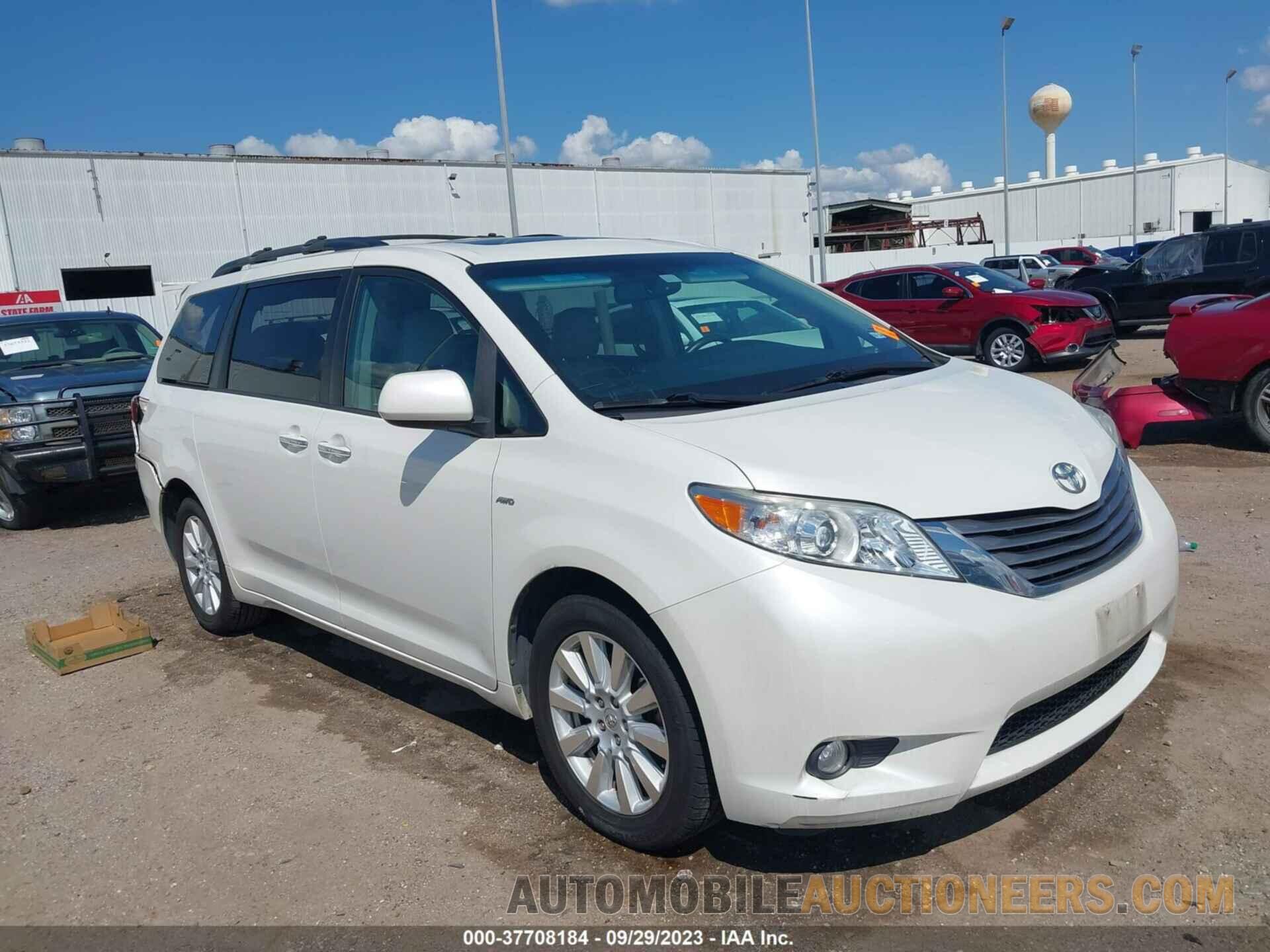 5TDDZ3DC5HS183191 TOYOTA SIENNA 2017