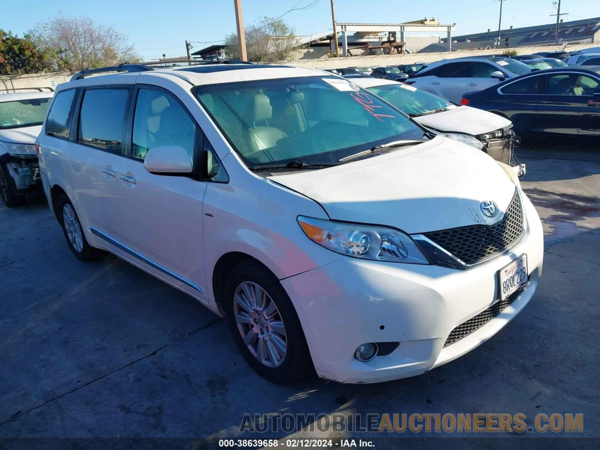 5TDDZ3DC5HS185927 TOYOTA SIENNA 2017