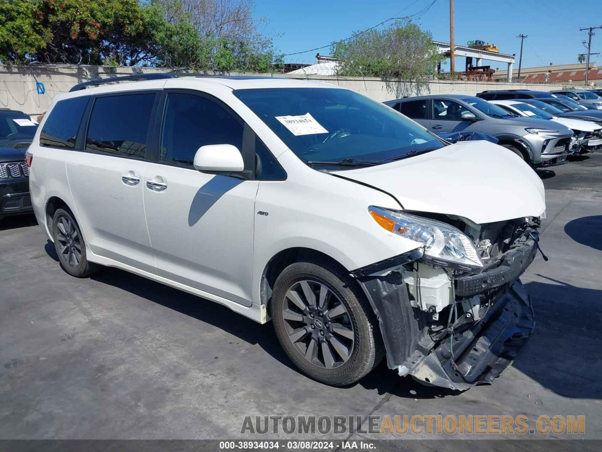 5TDDZ3DC5KS226872 TOYOTA SIENNA 2019