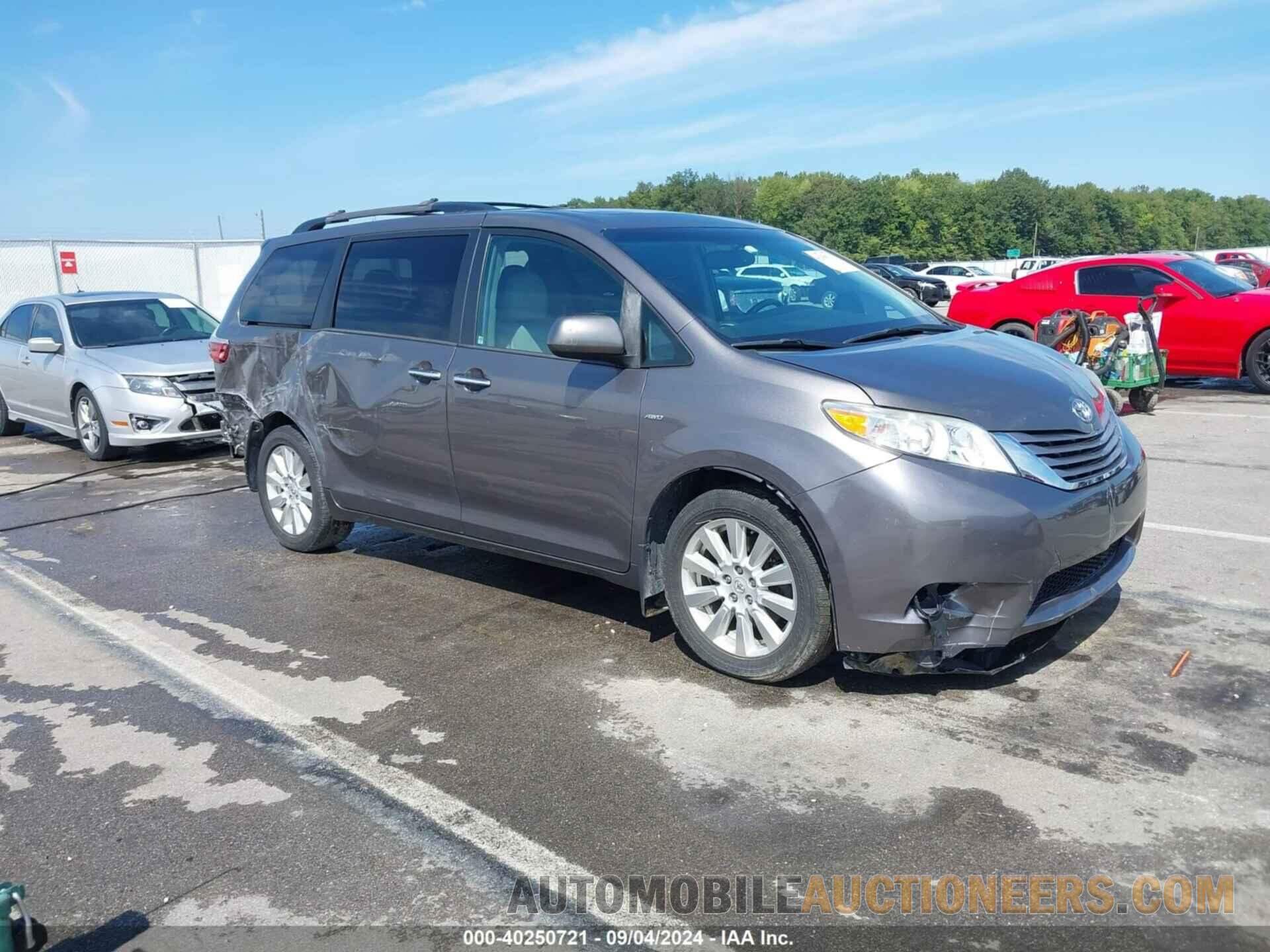 5TDDZ3DC6HS147669 TOYOTA SIENNA 2017