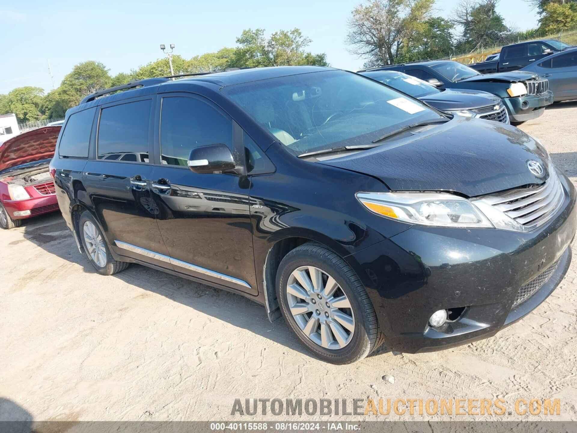 5TDDZ3DC6HS161927 TOYOTA SIENNA 2017