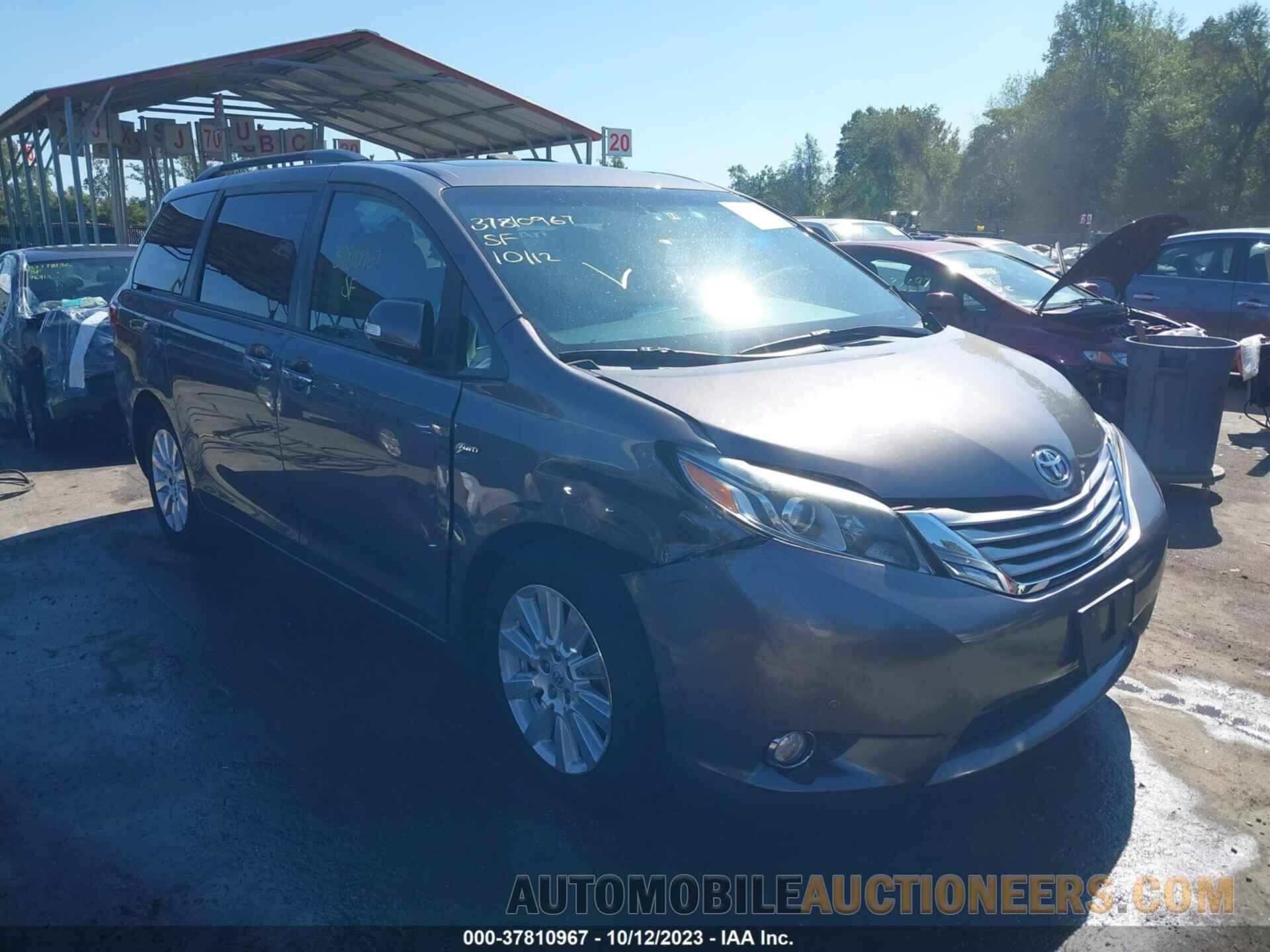 5TDDZ3DC6HS166514 TOYOTA SIENNA 2017