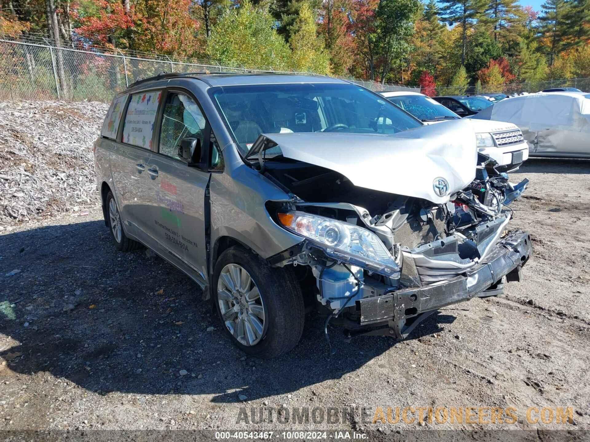 5TDDZ3DC6HS171146 TOYOTA SIENNA 2017