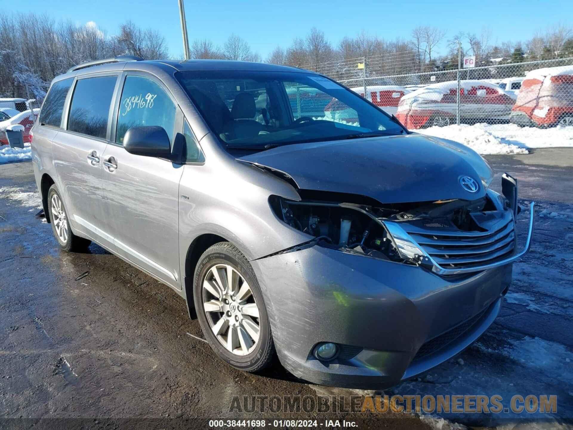 5TDDZ3DC6HS171163 TOYOTA SIENNA 2017