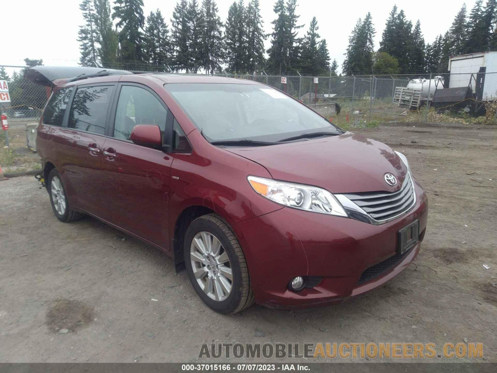 5TDDZ3DC6HS179327 TOYOTA SIENNA 2017