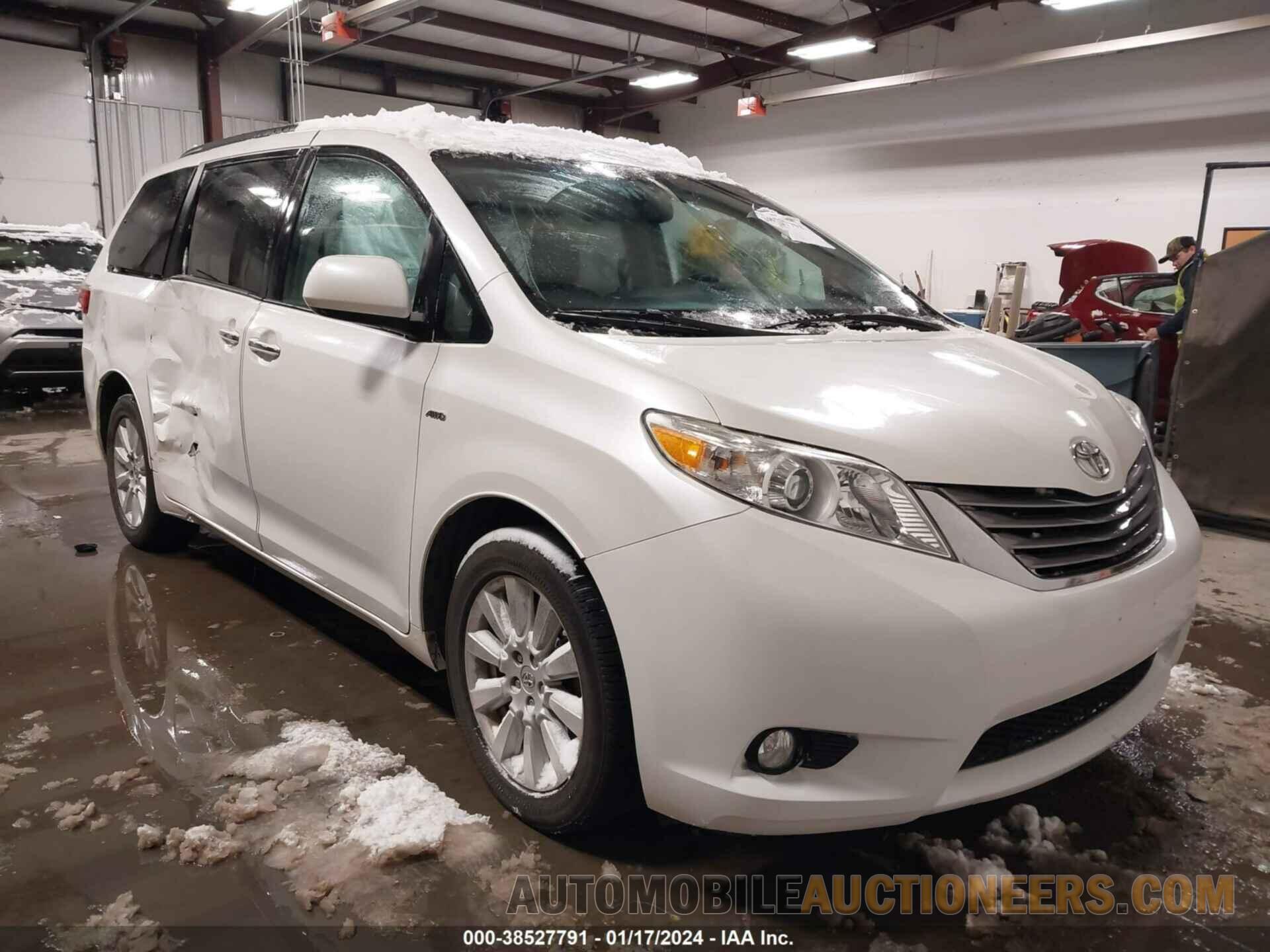 5TDDZ3DC6HS181613 TOYOTA SIENNA 2017