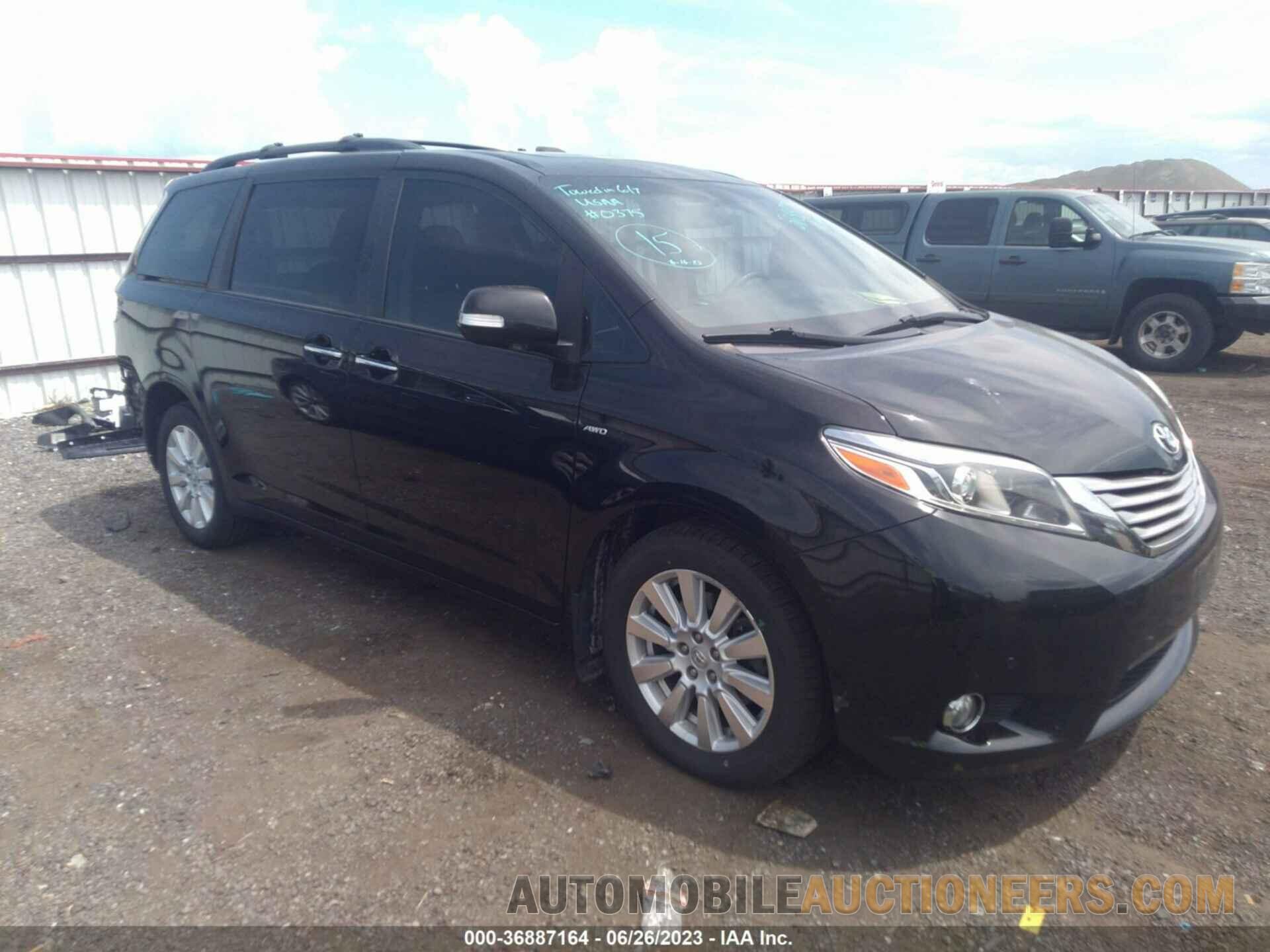 5TDDZ3DC7HS150564 TOYOTA SIENNA 2017