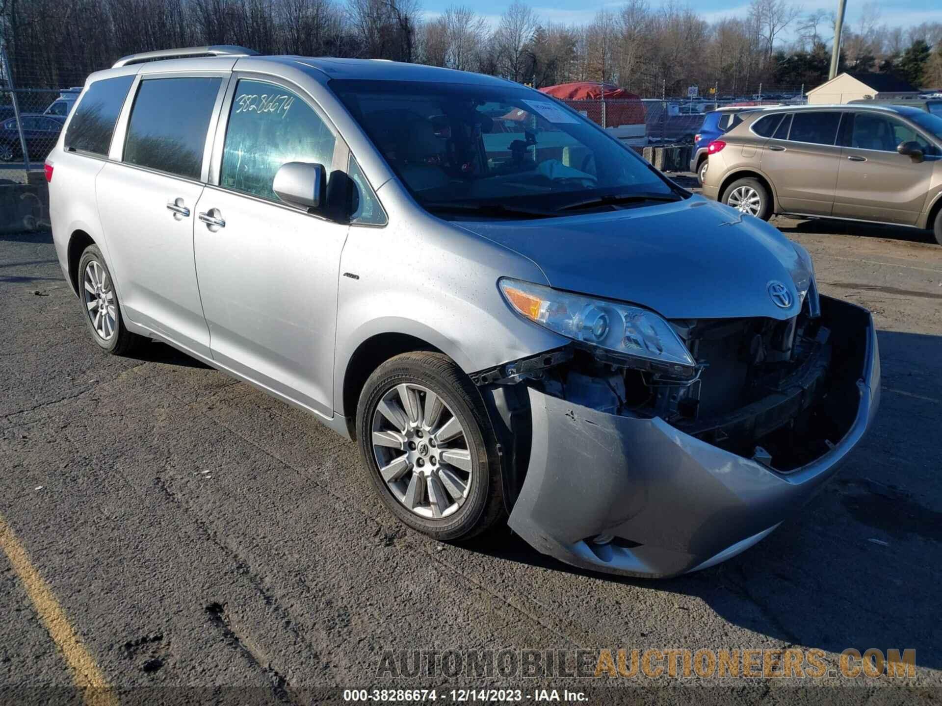 5TDDZ3DC7HS151911 TOYOTA SIENNA 2017