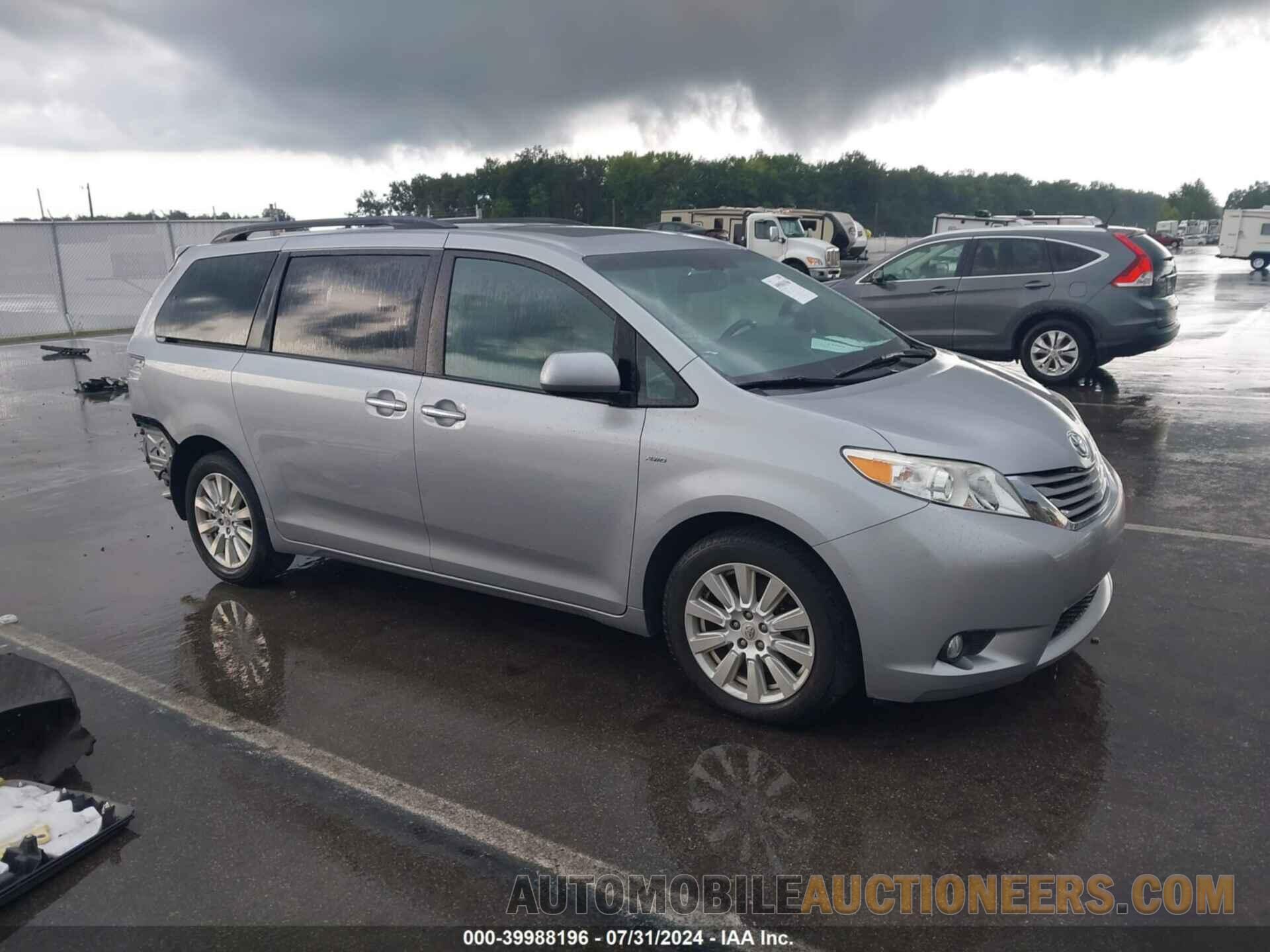 5TDDZ3DC7HS164772 TOYOTA SIENNA 2017