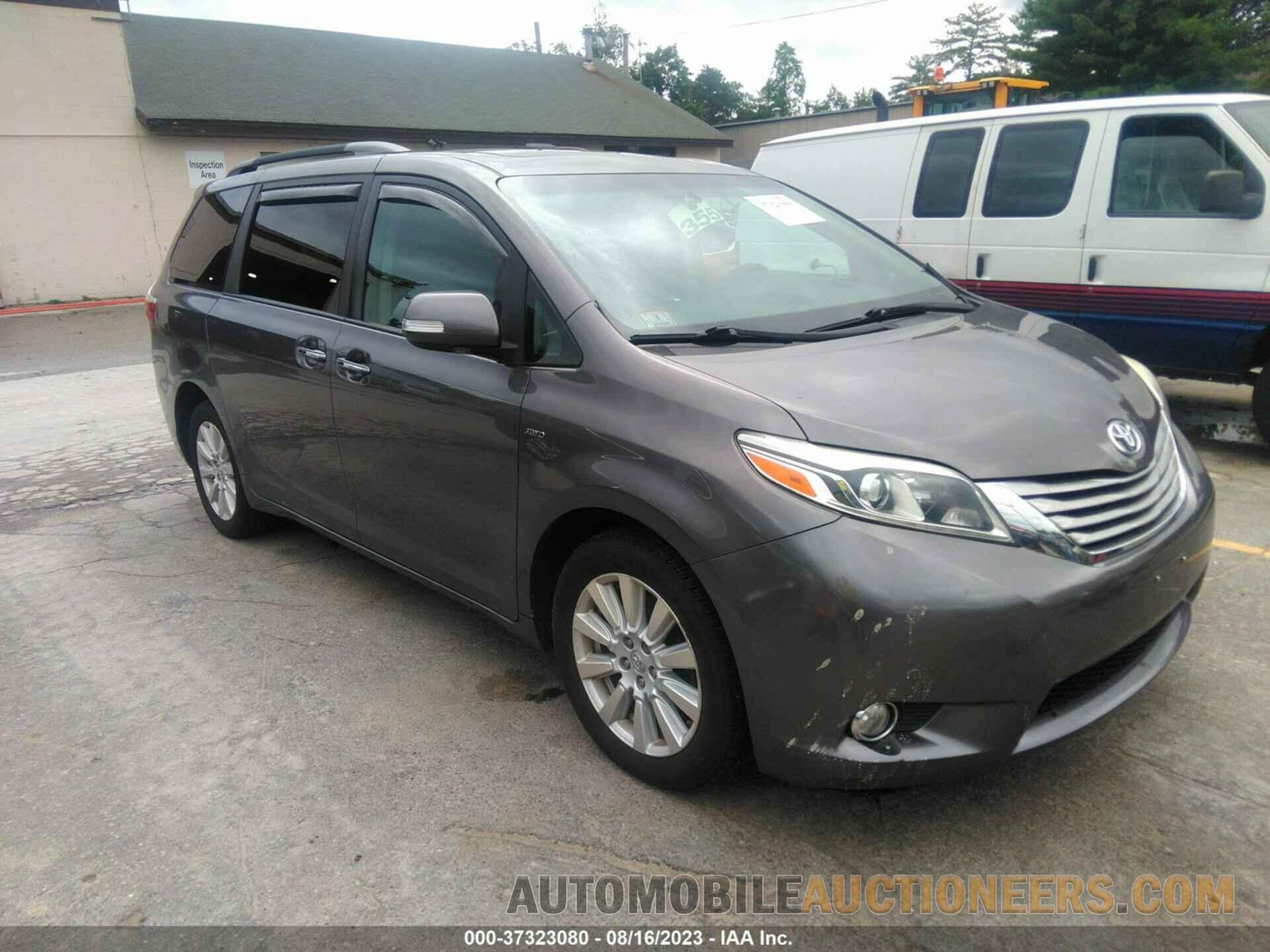 5TDDZ3DC7HS170877 TOYOTA SIENNA 2017