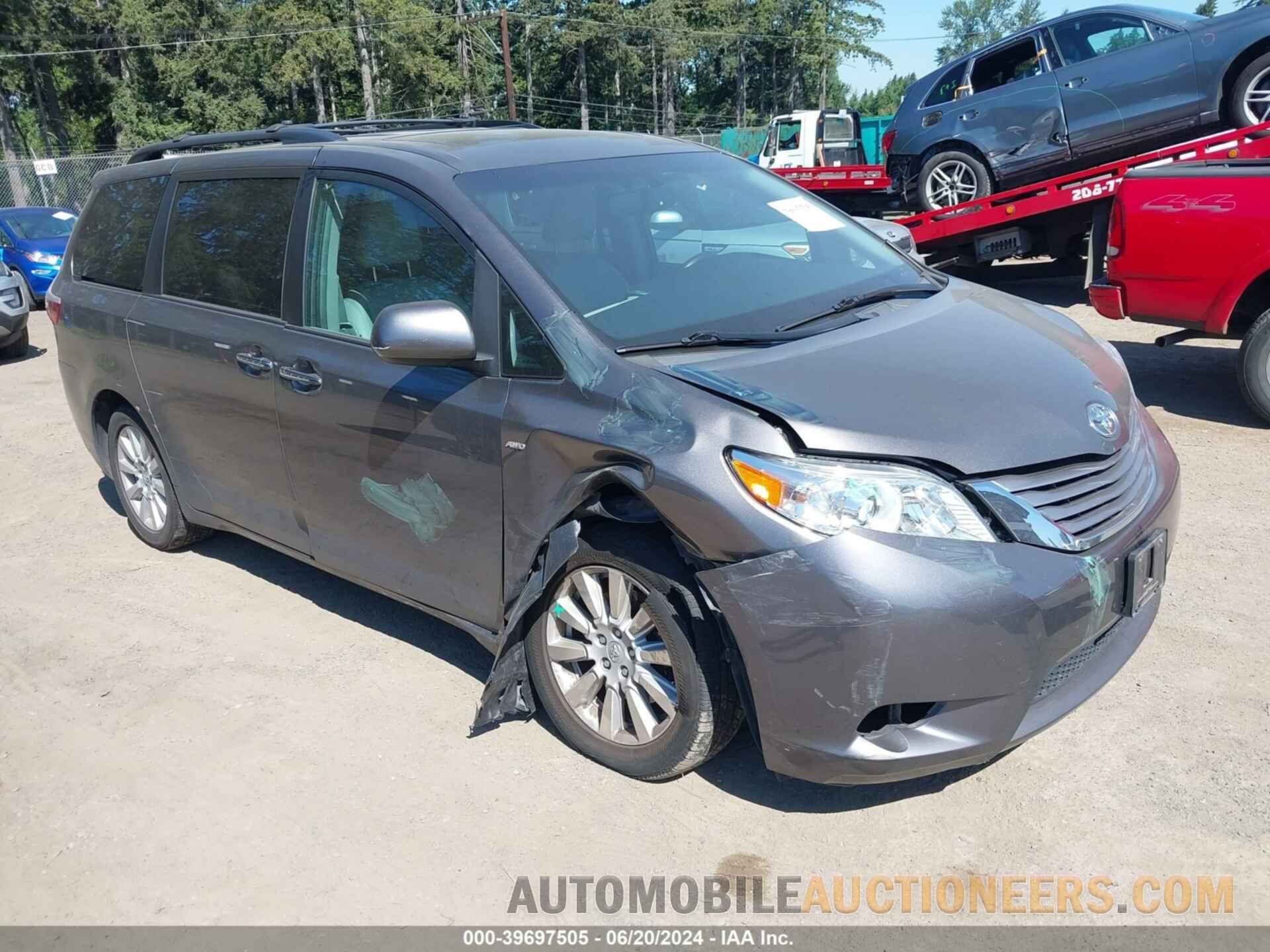 5TDDZ3DC7HS171270 TOYOTA SIENNA 2017