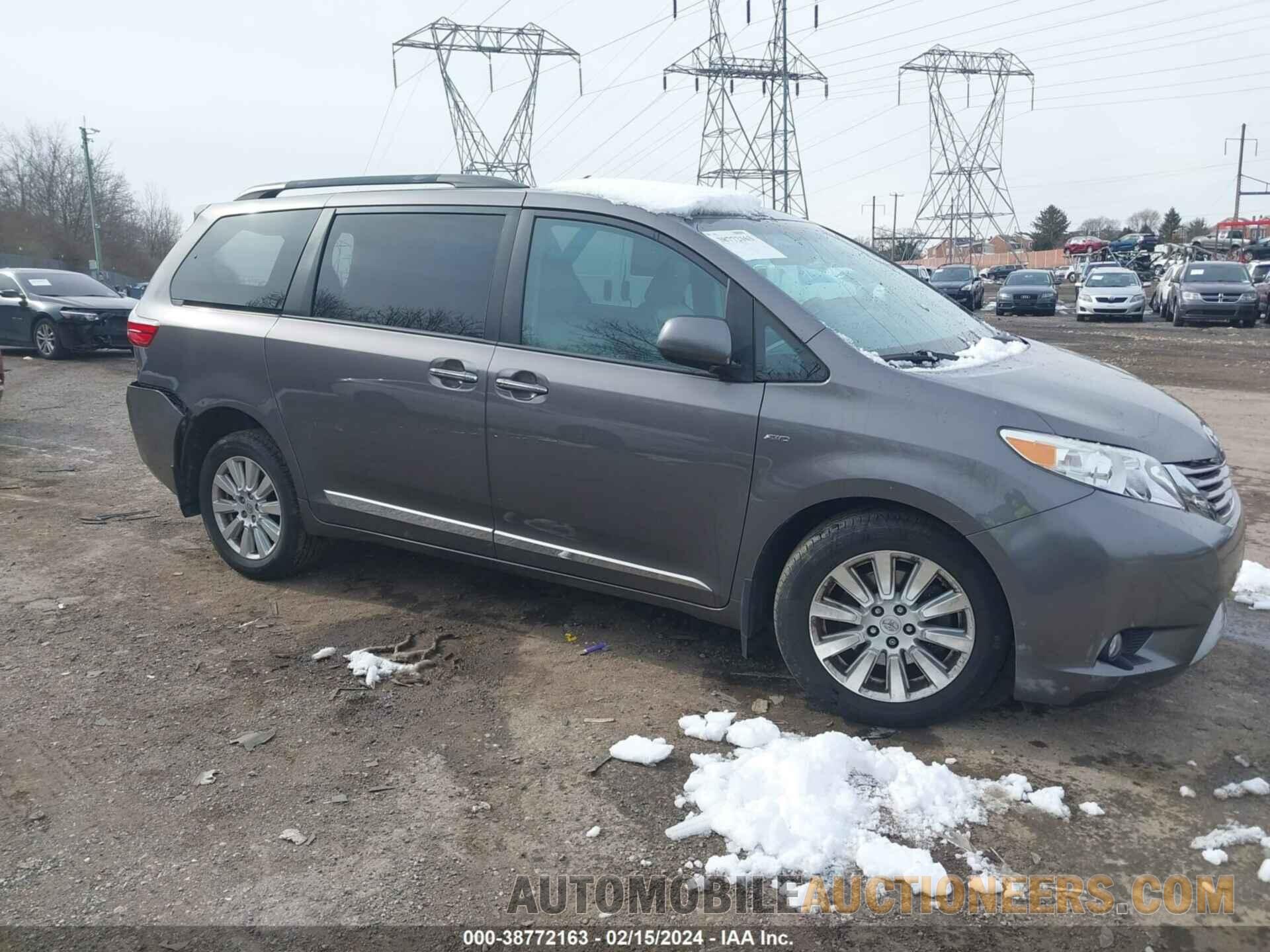 5TDDZ3DC7HS171981 TOYOTA SIENNA 2017