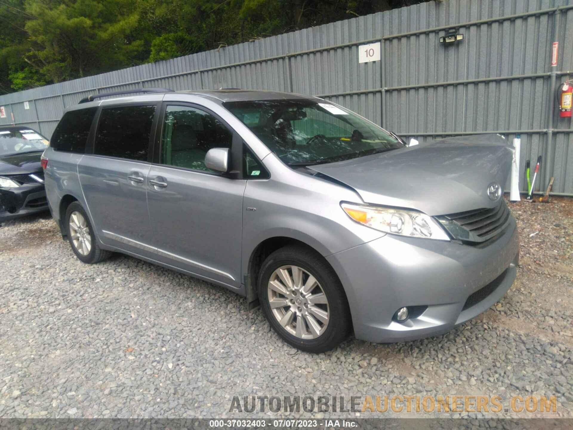 5TDDZ3DC7HS175870 TOYOTA SIENNA 2017