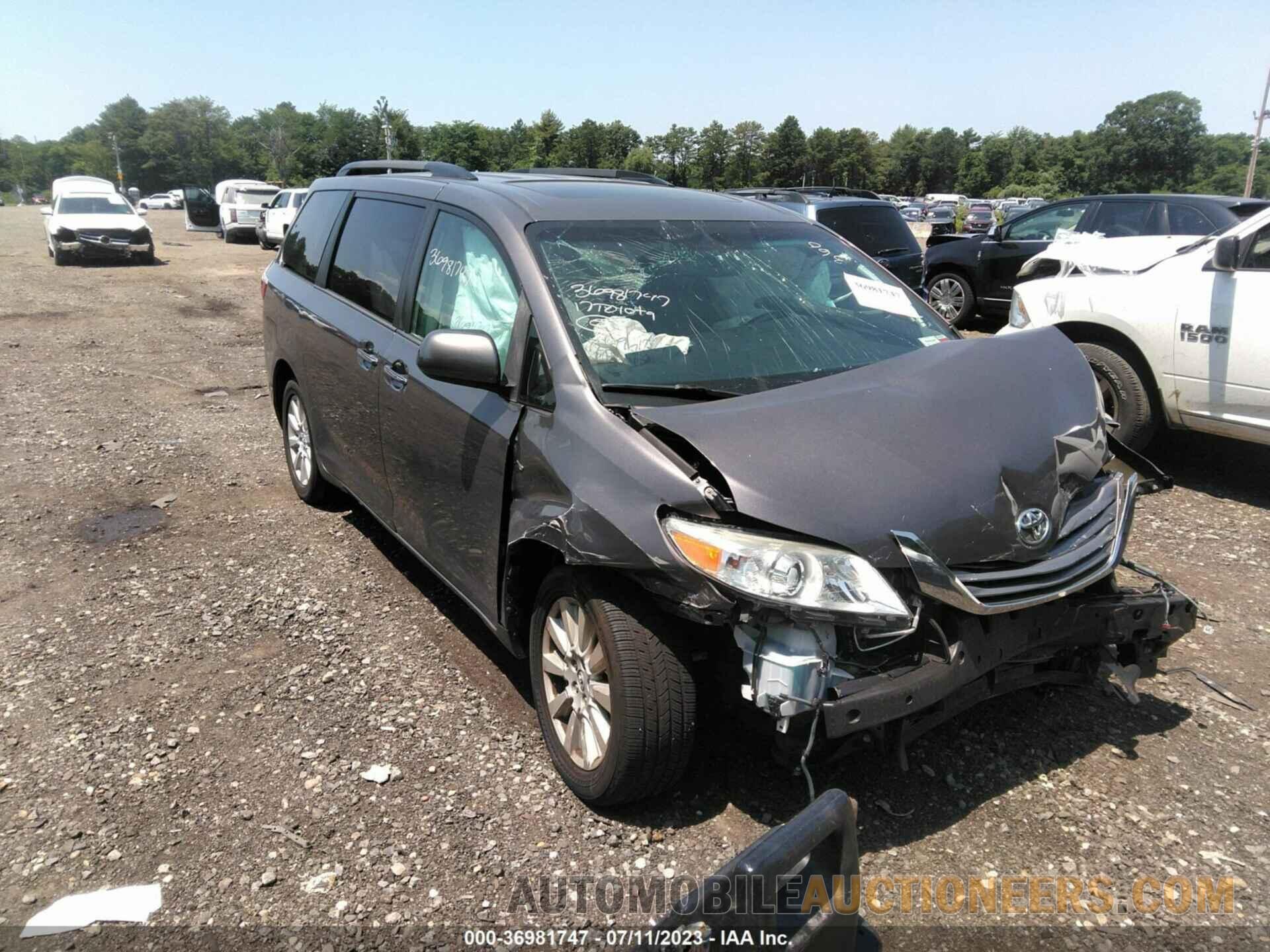 5TDDZ3DC8HS152324 TOYOTA SIENNA 2017