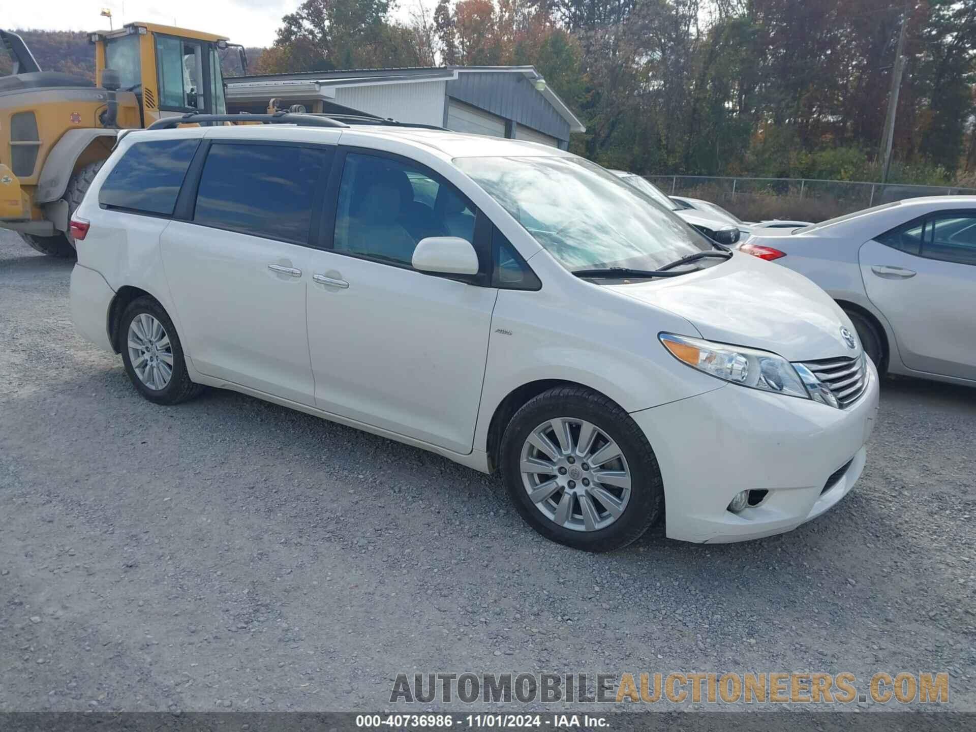 5TDDZ3DC8HS155692 TOYOTA SIENNA 2017