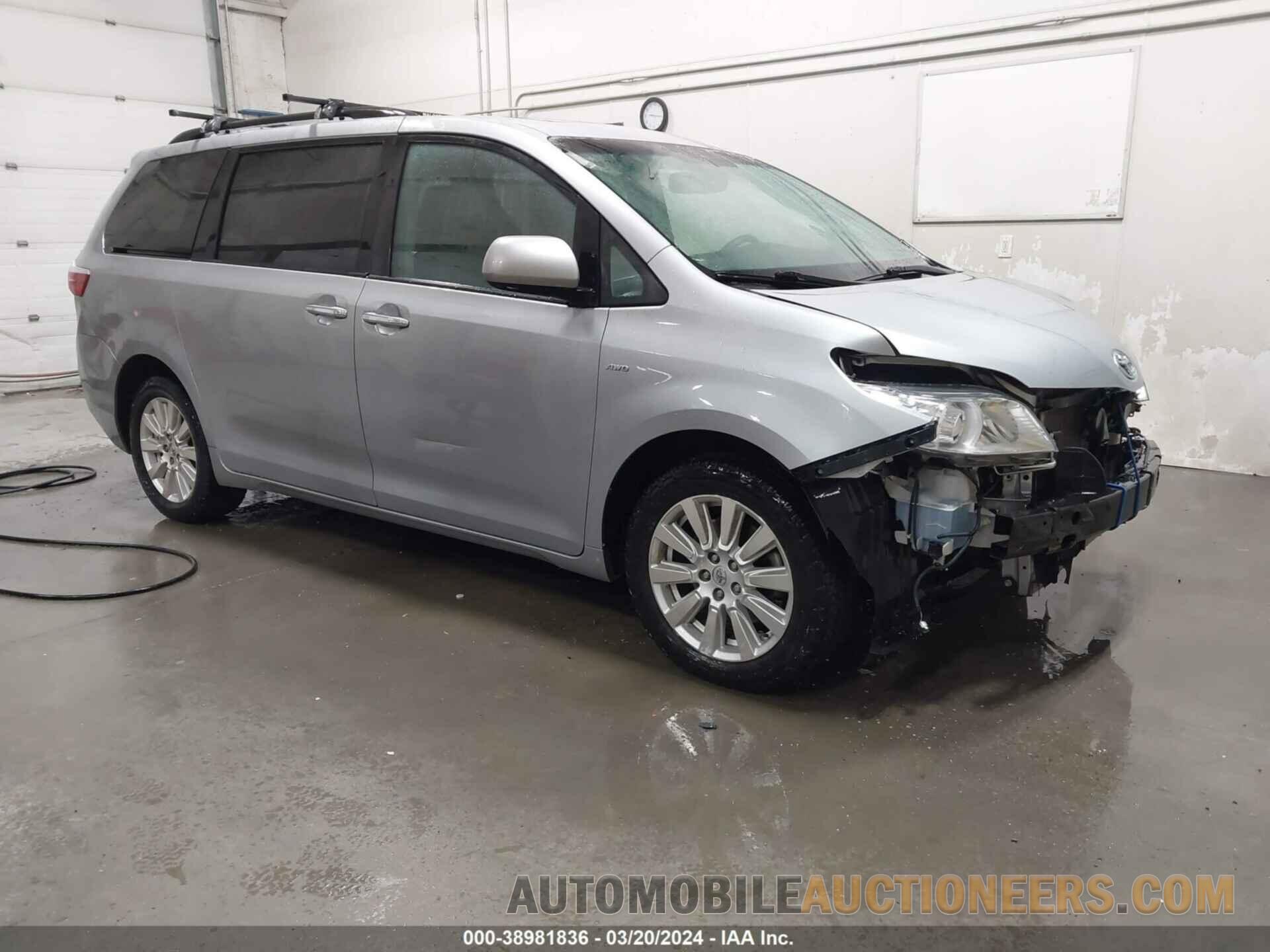 5TDDZ3DC8HS161136 TOYOTA SIENNA 2017