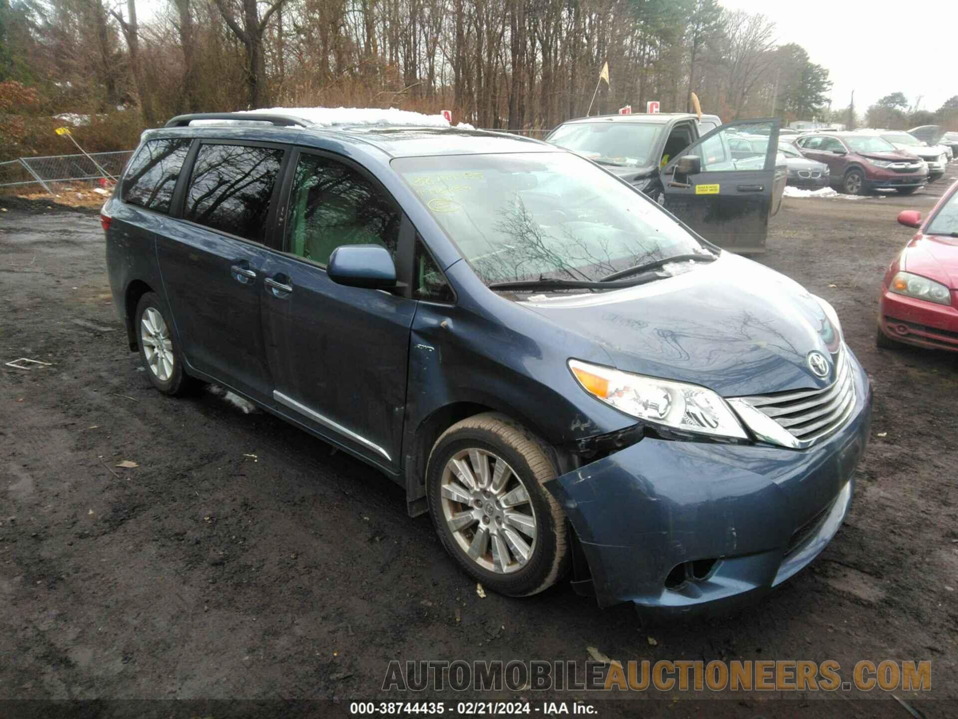 5TDDZ3DC8HS170550 TOYOTA SIENNA 2017