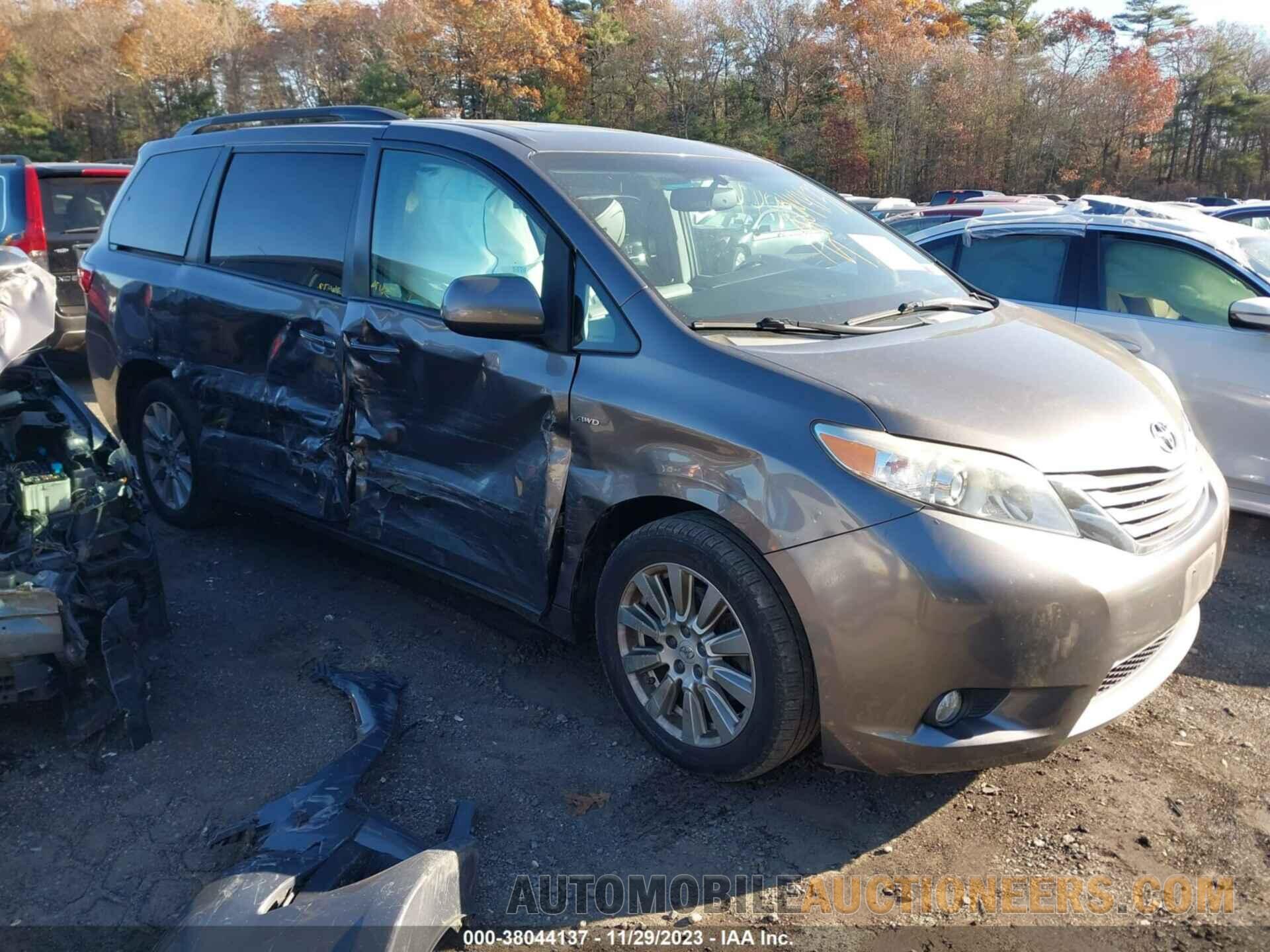 5TDDZ3DC9HS154342 TOYOTA SIENNA 2017