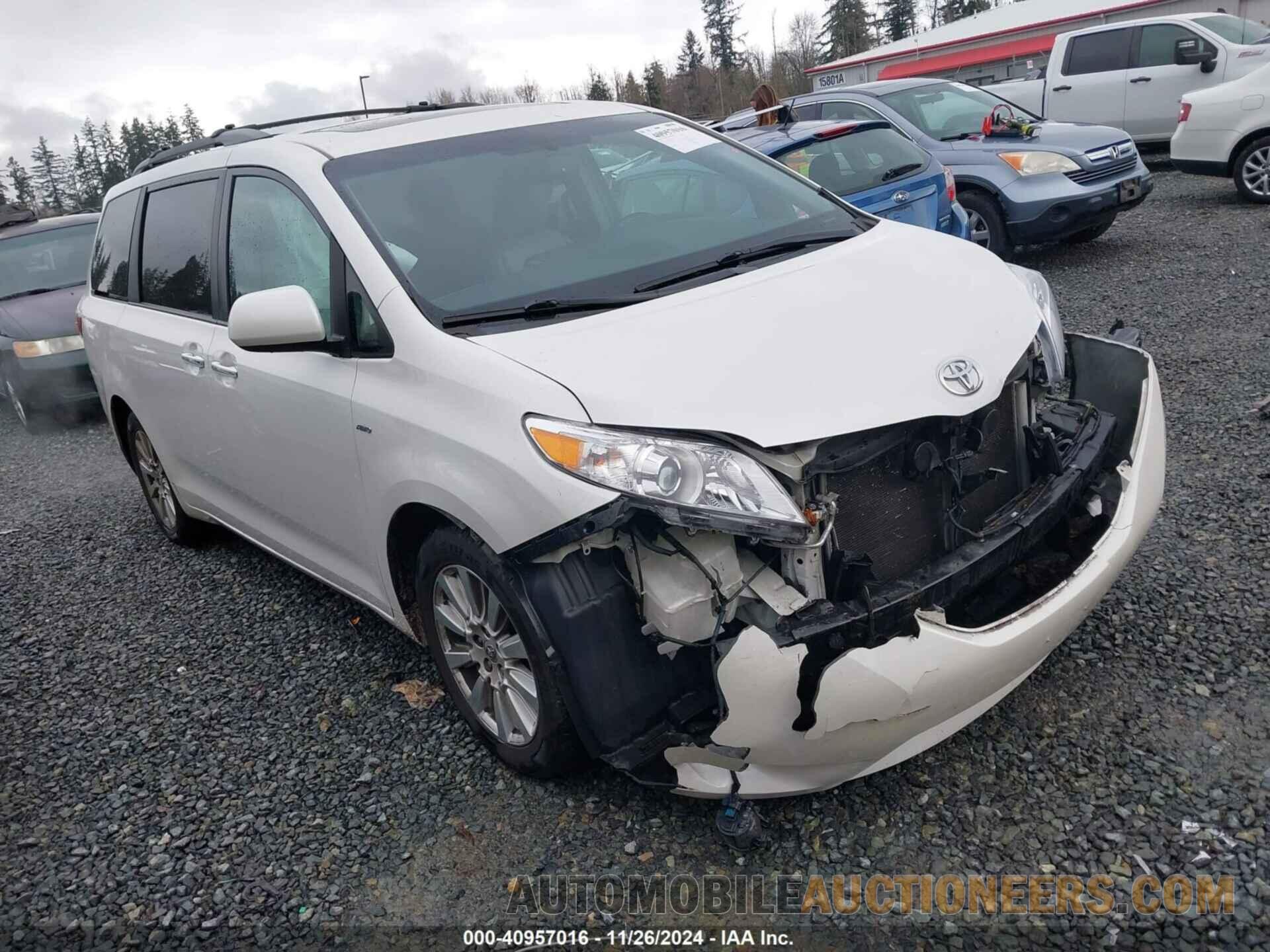 5TDDZ3DC9HS157922 TOYOTA SIENNA 2017