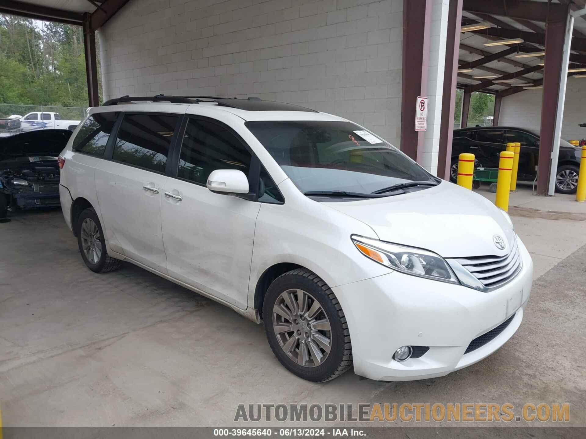 5TDDZ3DC9HS168287 TOYOTA SIENNA 2017