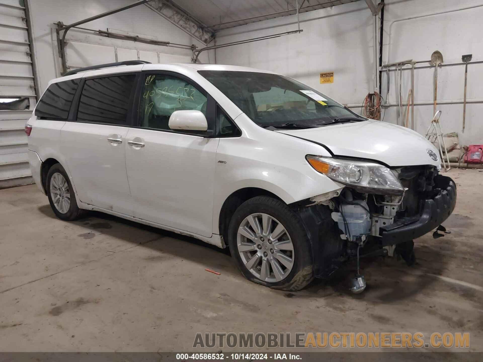 5TDDZ3DC9HS170704 TOYOTA SIENNA 2017