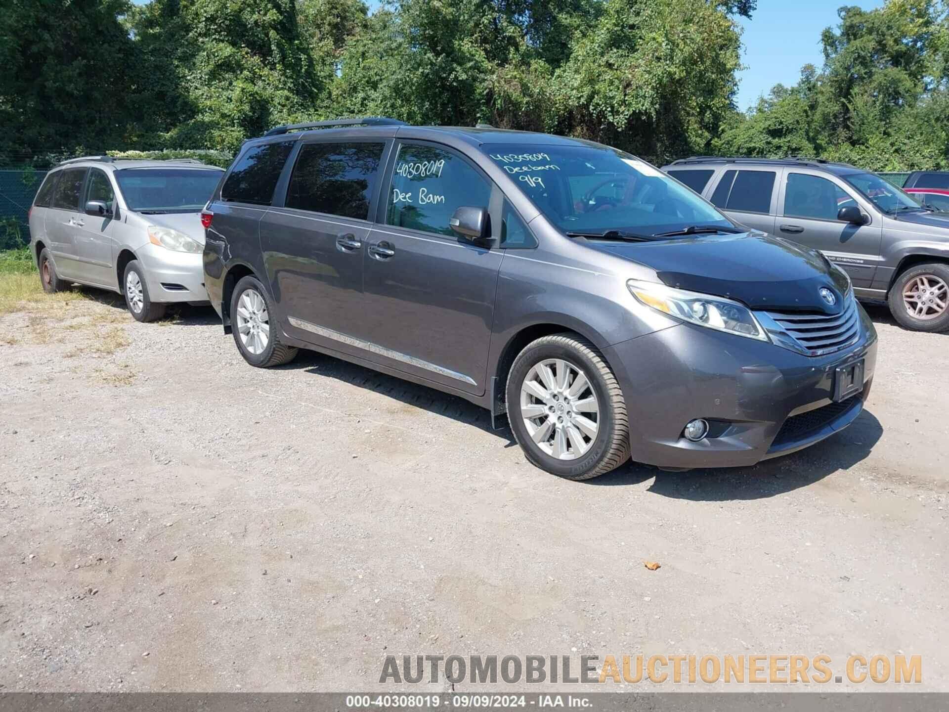 5TDDZ3DC9HS182741 TOYOTA SIENNA 2017