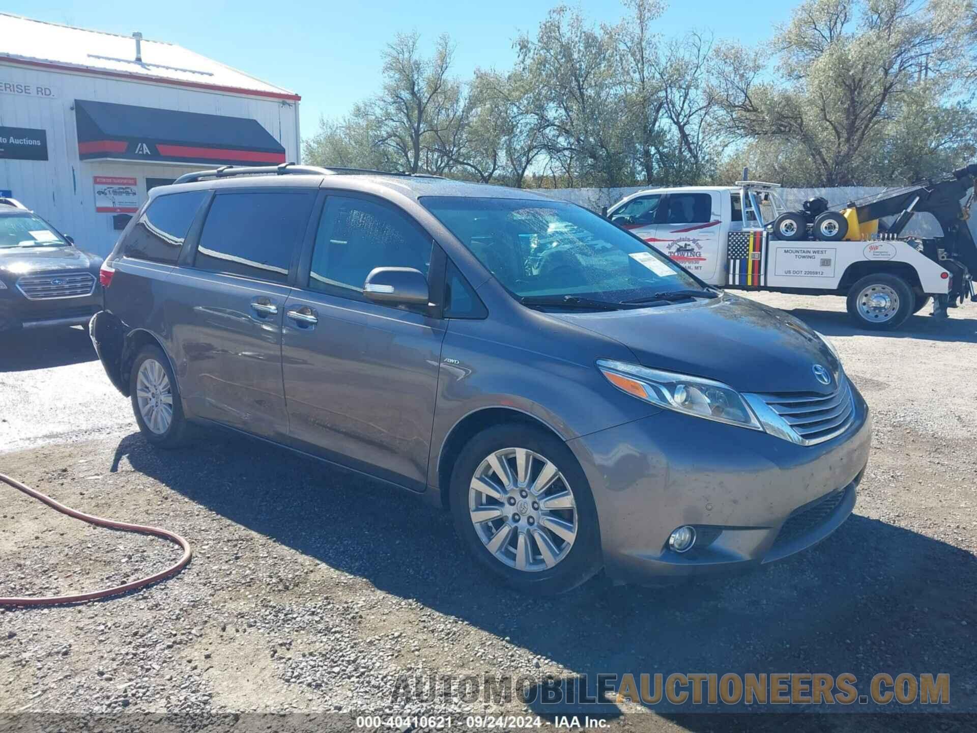 5TDDZ3DCXHS156858 TOYOTA SIENNA 2017