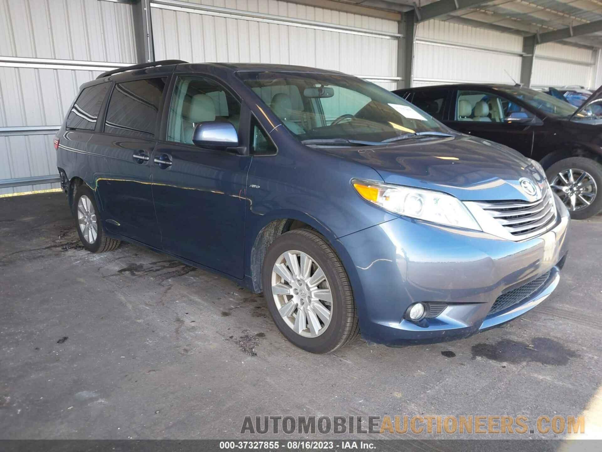 5TDDZ3DCXHS158920 TOYOTA SIENNA 2017